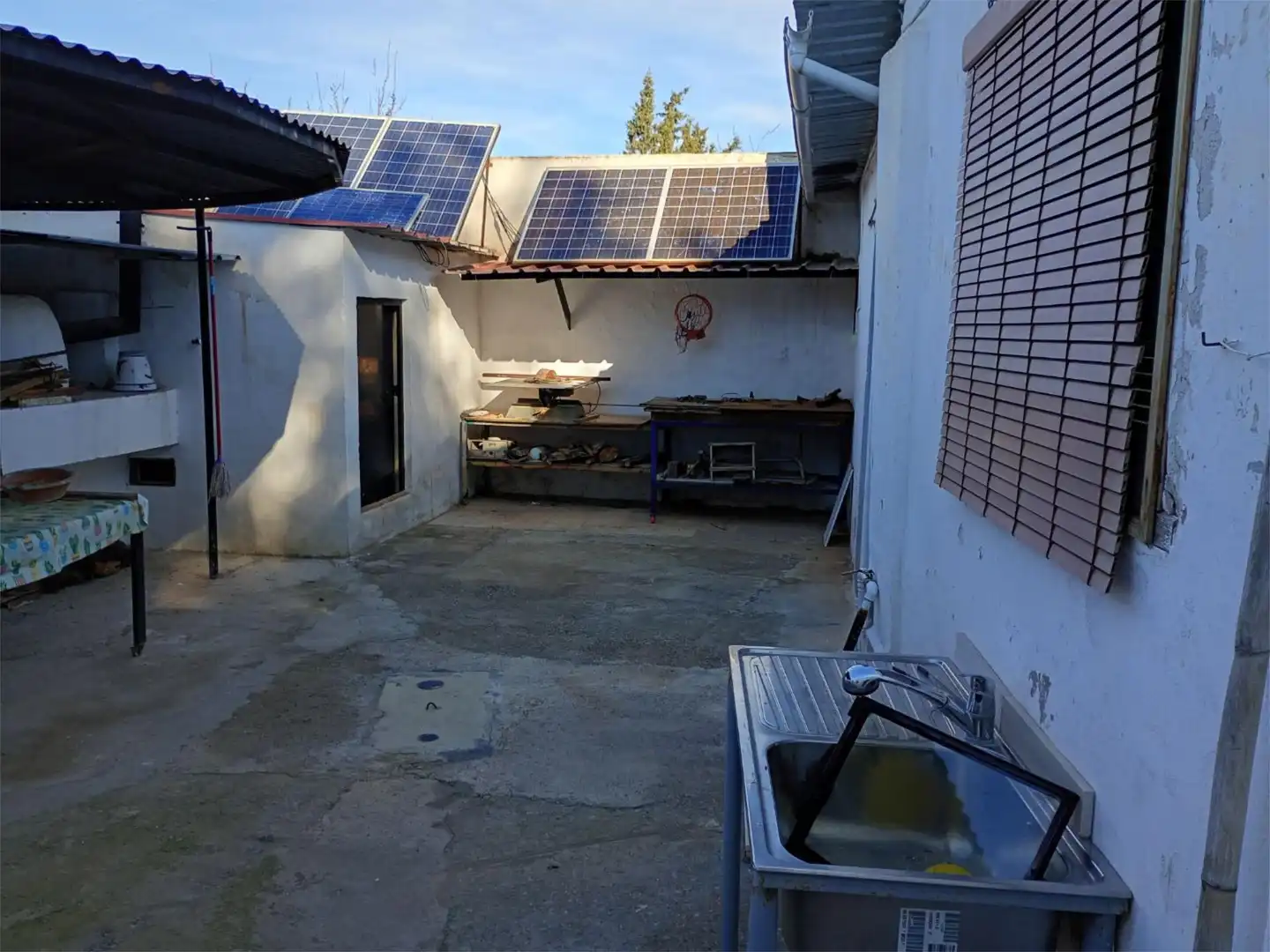 Terraza de Finca rústica en venta en Casinos con Aire acondicionado, Terraza y Piscina