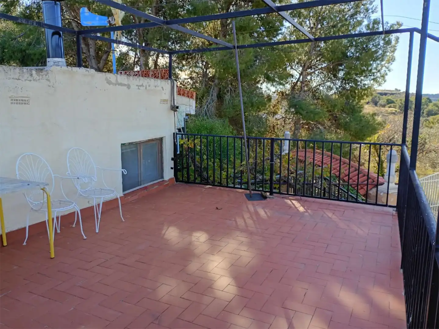 Terraza de Finca rústica en venta en Casinos con Aire acondicionado, Terraza y Piscina