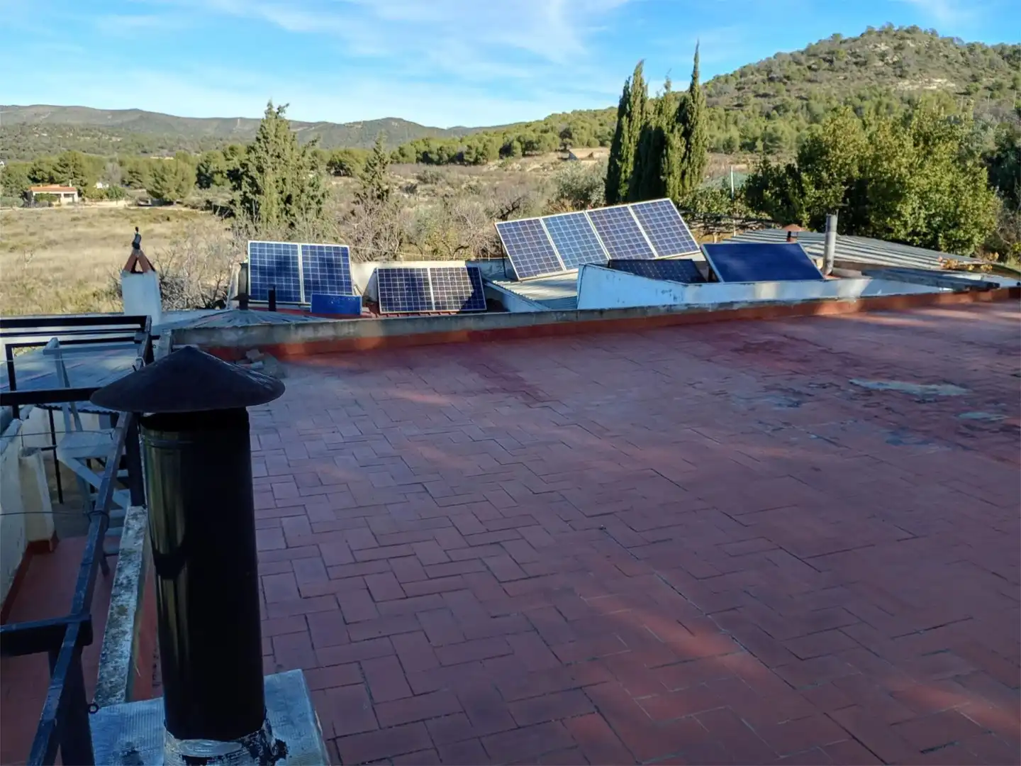 Terraza de Finca rústica en venta en Casinos con Aire acondicionado, Terraza y Piscina