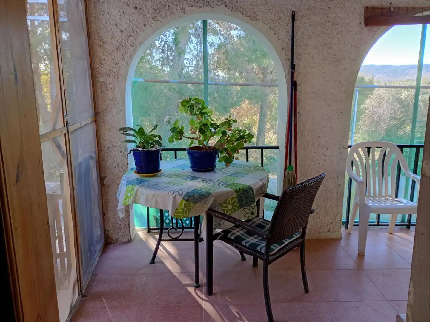 Terraza de Finca rústica en venta en Casinos con Aire acondicionado, Terraza y Piscina