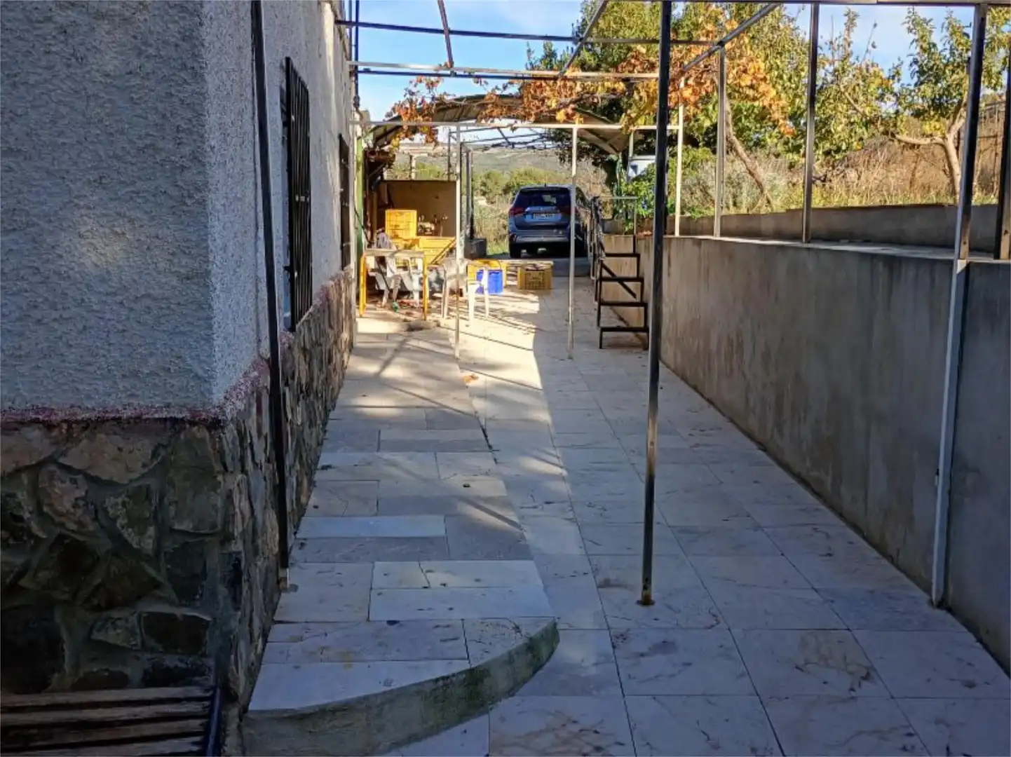 Terraza de Finca rústica en venta en Casinos con Aire acondicionado, Terraza y Piscina