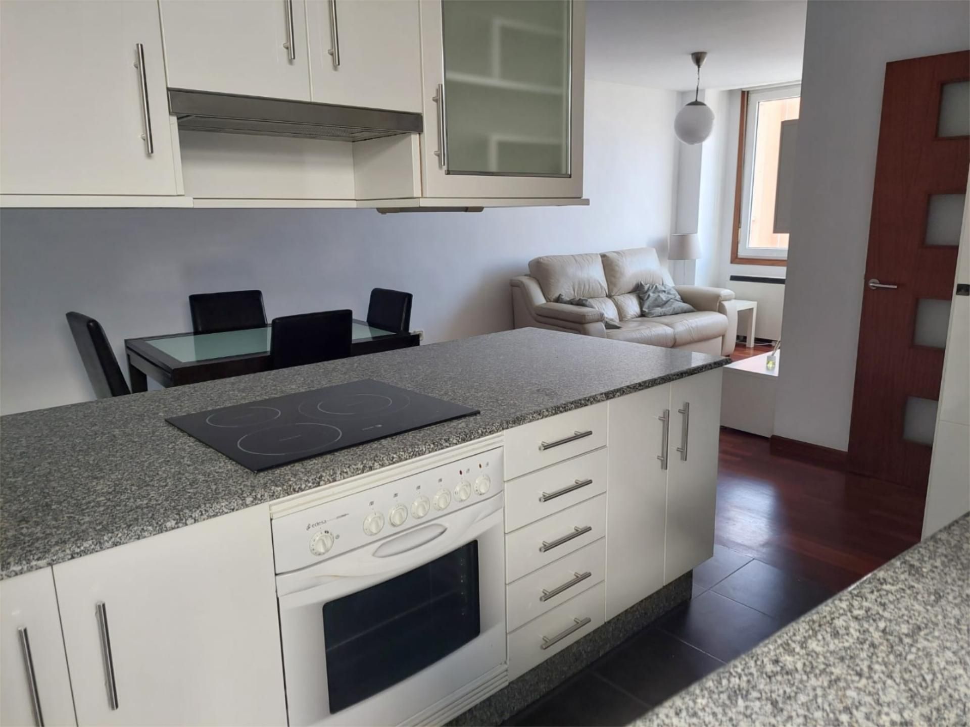Kitchen of Flat to rent in A Coruña Capital   with Heating, Parquet flooring and Furnished