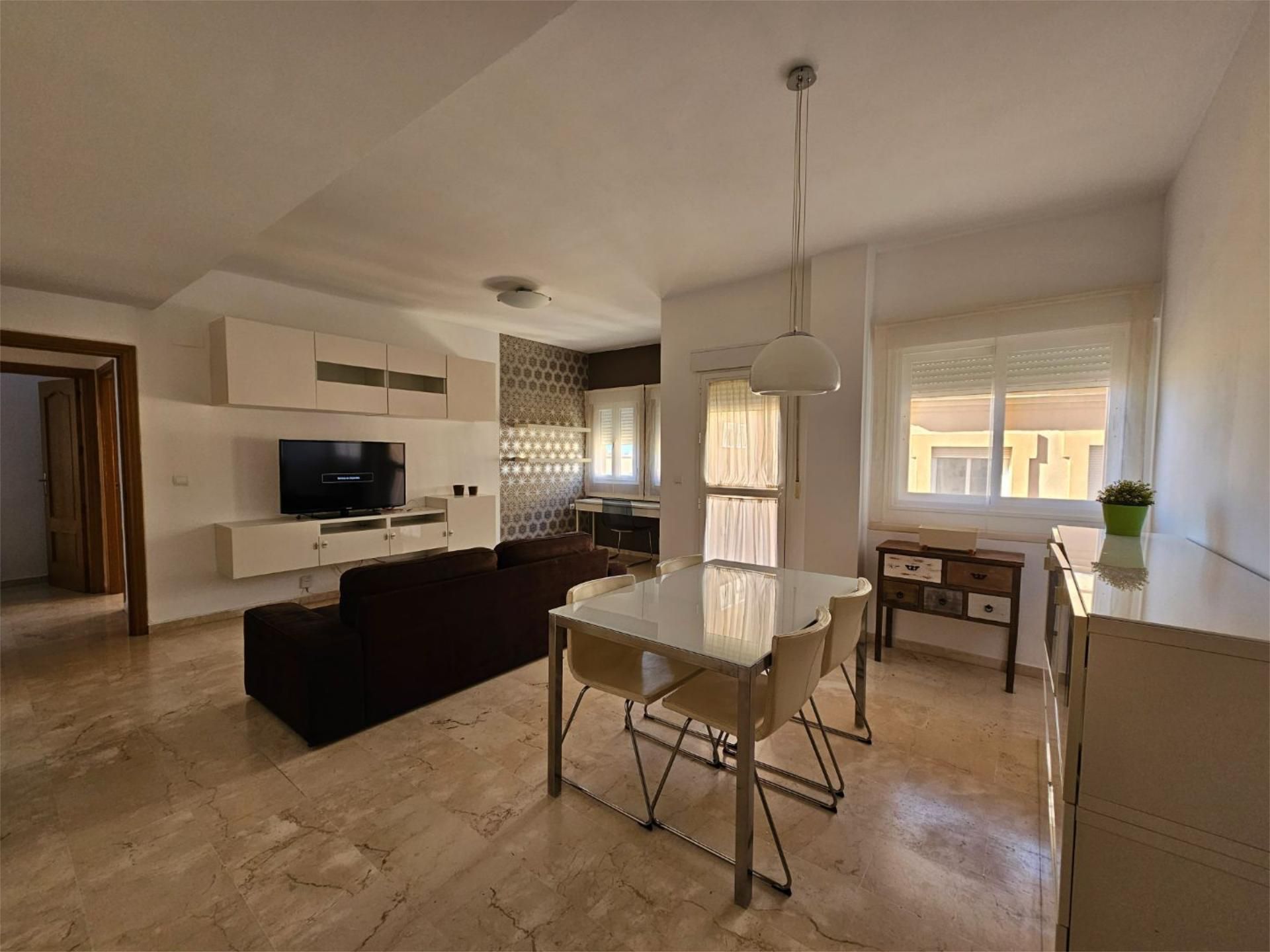 Living room of Flat to rent in Málaga Capital  with Air Conditioner, Terrace and Balcony