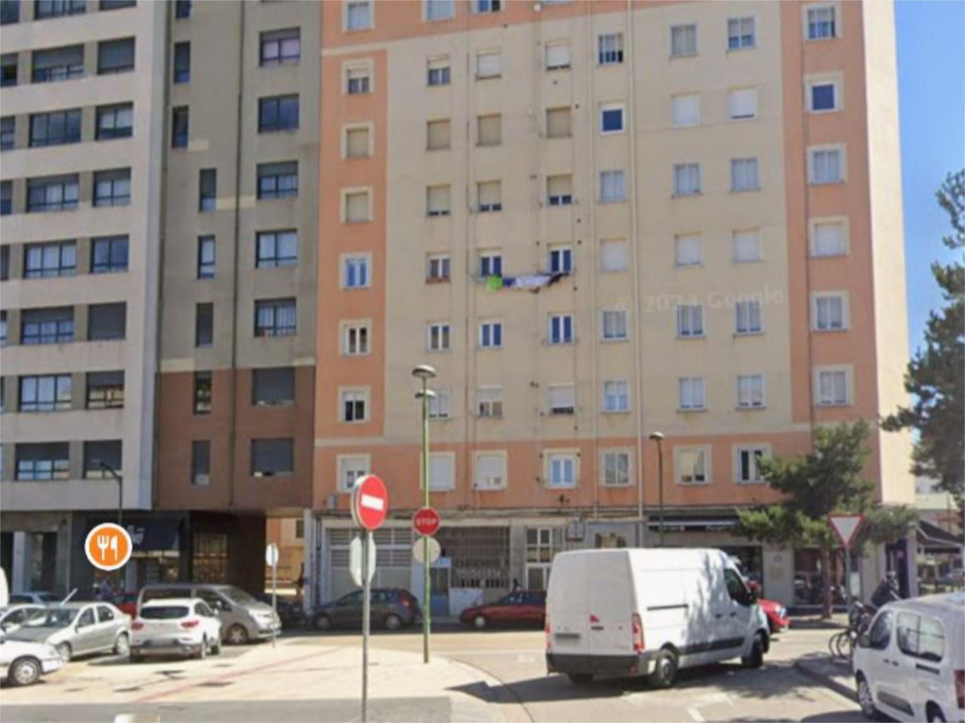 Exterior view of Flat for sale in Burgos Capital  with Heating, Parquet flooring and Furnished