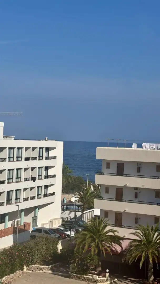 Exterior view of Flat for sale in Sant Josep de sa Talaia  with Air Conditioner, Terrace and Swimming Pool