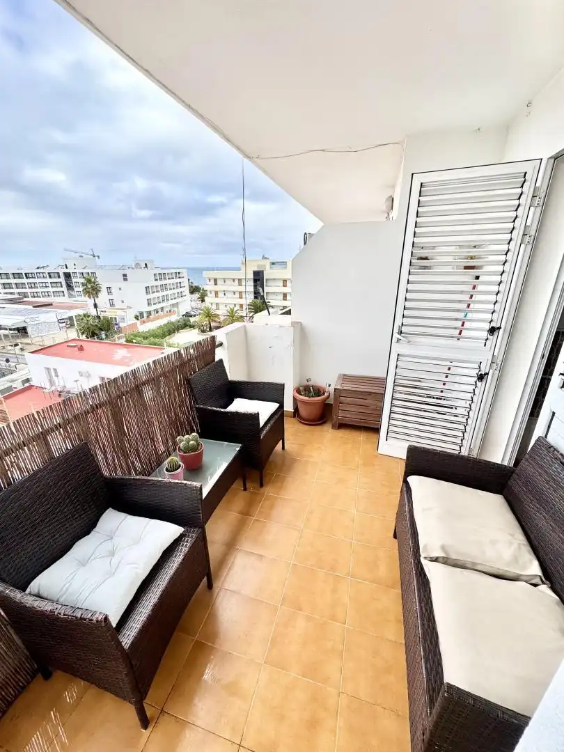 Balcony of Flat for sale in Sant Josep de sa Talaia  with Air Conditioner, Terrace and Swimming Pool