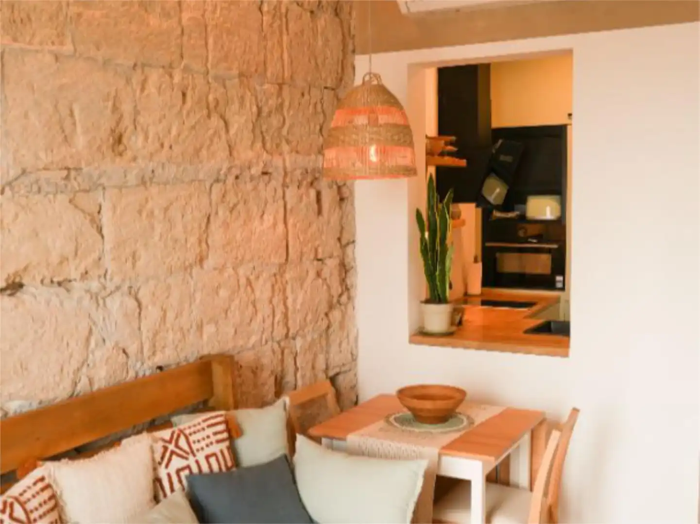 Cocina de Piso de alquiler en Jávea / Xàbia con Aire acondicionado, Calefacción y Amueblado