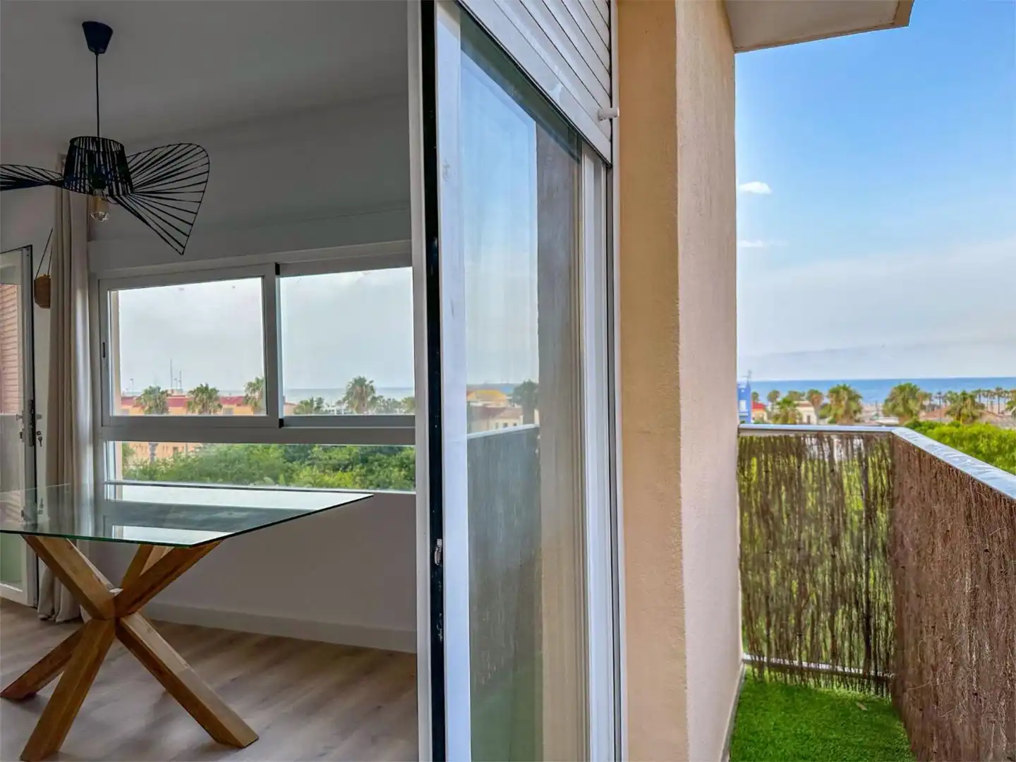 Balcony of Flat for rent in Valencia  with Air Conditioner, Furnished and Balcony
