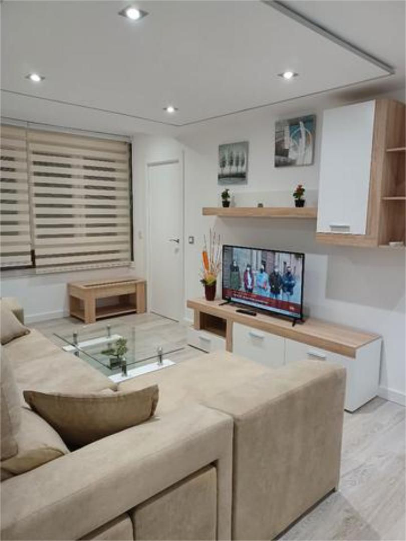 Living room of Flat to rent in  Granada Capital  with Heating, Terrace and Furnished