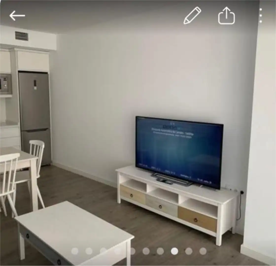Apartament de lloguer a Punta La Mona Sala d'estar de Apartament de lloguer en Almuñécar amb Calefacció, Jardí privat i Terrassa