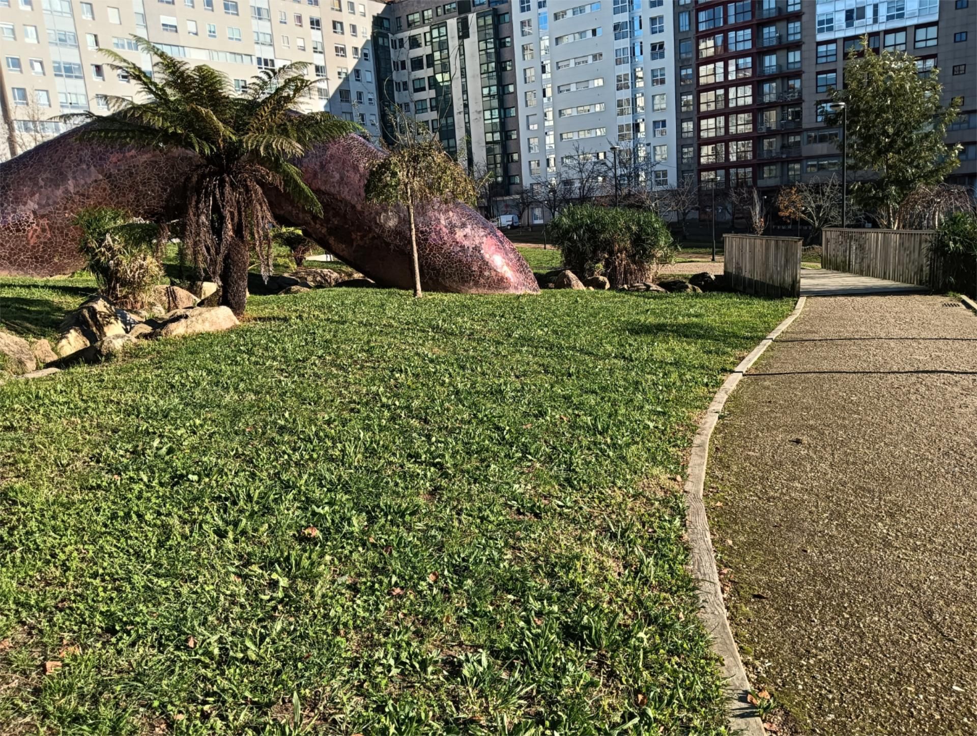 Garten von Wohnungen zum Verkauf in Vigo  mit Balkon