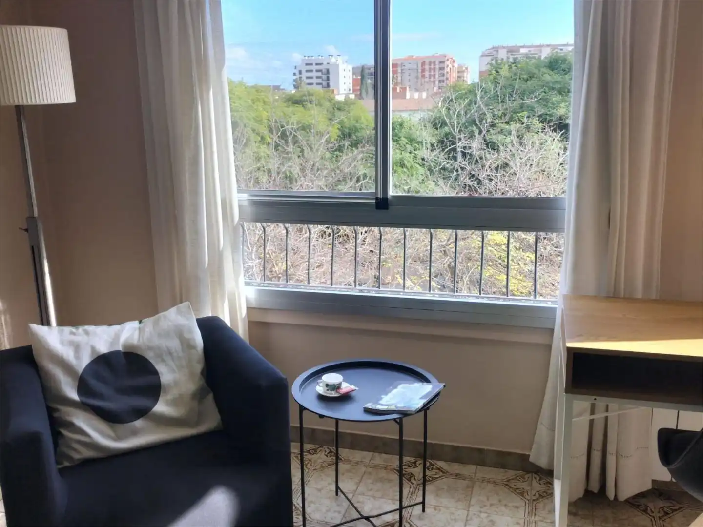 Zimmer in Plaça de l'Escultor Adsuara, 8, Zona Avenida del Mar Schlafzimmer von Wohnung zur untervermieten in Castellón de la Plana / Castelló de la Plana mit Heizung, Abstellraum und Möbliert