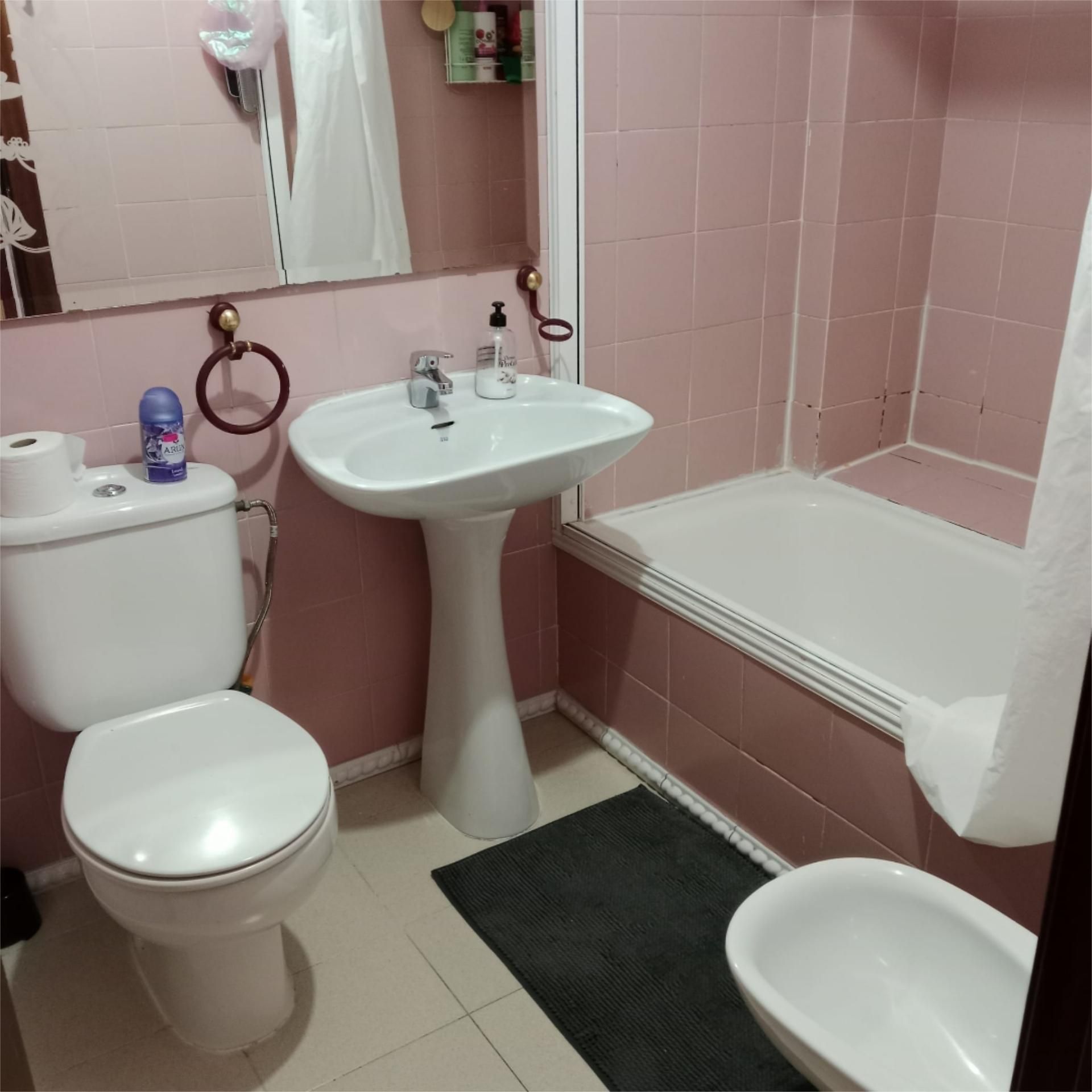Bathroom of Flat for sale in  Madrid Capital  with Air Conditioner, Heating and Furnished