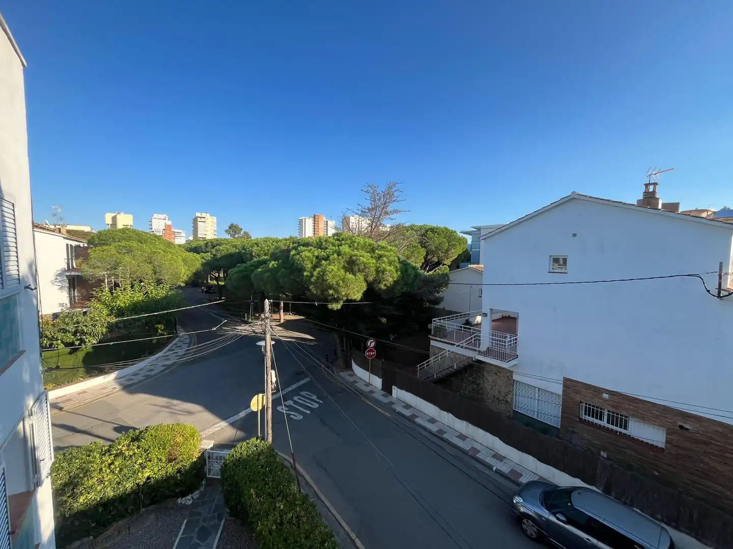 Vista exterior de Piso para compartir en Castell d'Aro, Platja d'Aro i s'Agaró con Terraza, Amueblado y Balcón