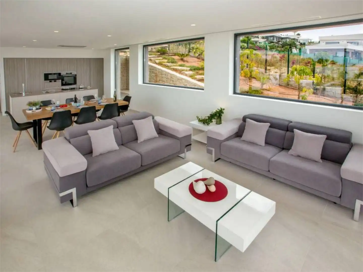 Casa o chalet de alquiler en Carrer Hans Holbein, 17, Cap Martí - El Tossalet - Pinomar Sala de estar de Casa o chalet de alquiler en Jávea / Xàbia con Aire acondicionado, Calefacción y Jardín privado