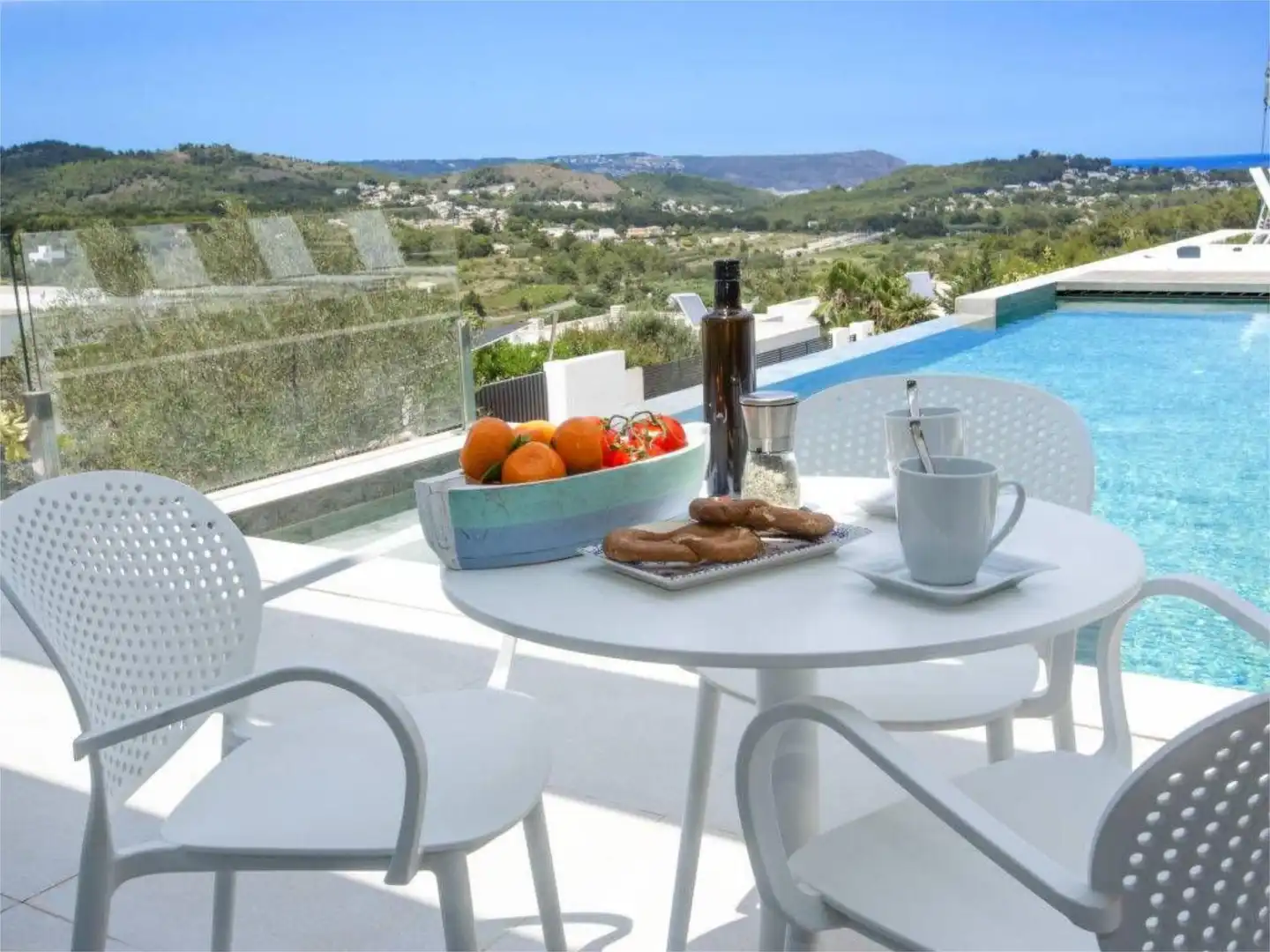 Casa o chalet de alquiler en Carrer Hans Holbein, 17, Cap Martí - El Tossalet - Pinomar Terraza de Casa o chalet de alquiler en Jávea / Xàbia con Aire acondicionado, Calefacción y Jardín privado