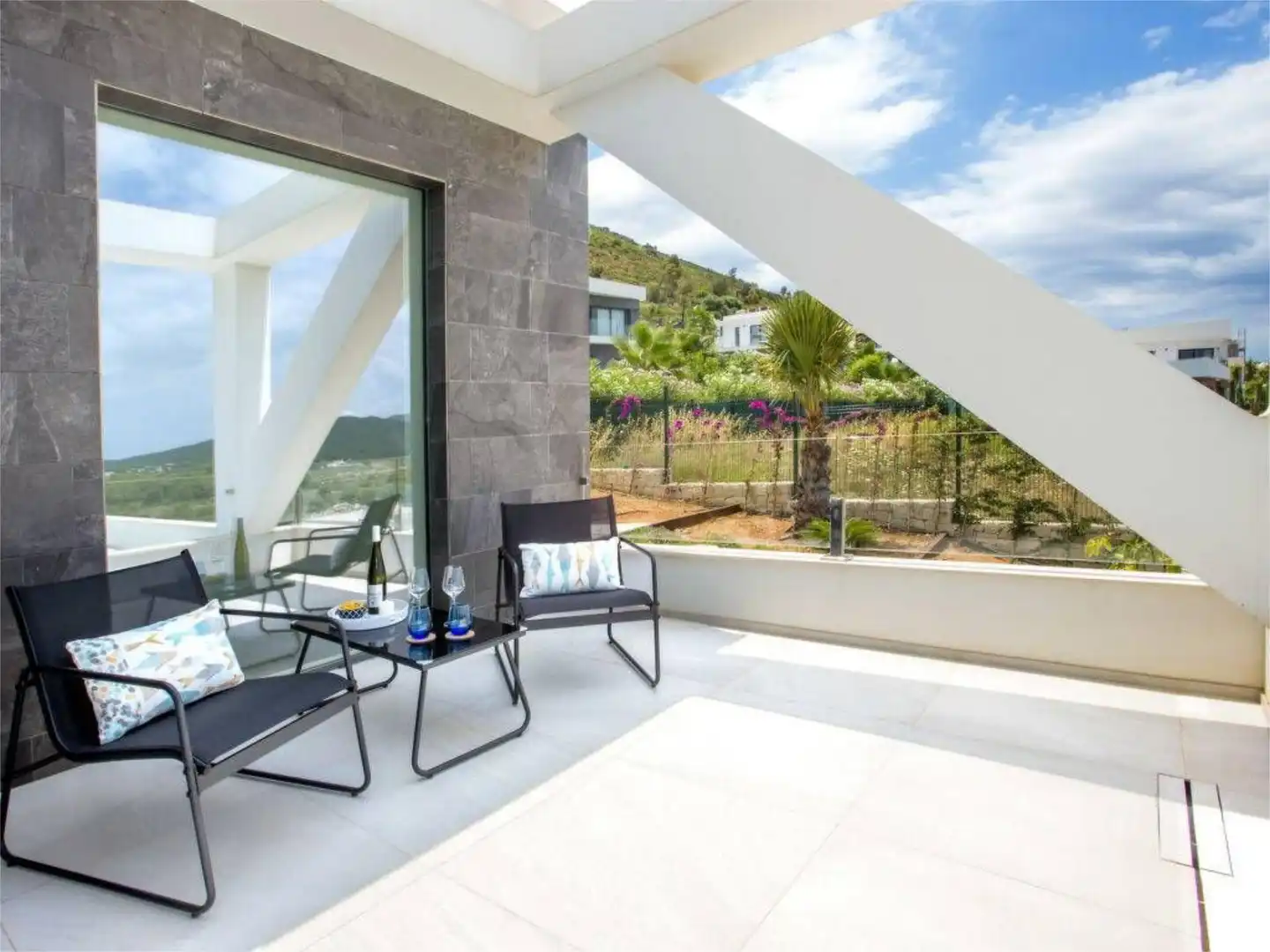 Casa o chalet de alquiler en Carrer Hans Holbein, 17, Cap Martí - El Tossalet - Pinomar Terraza de Casa o chalet de alquiler en Jávea / Xàbia con Aire acondicionado, Calefacción y Jardín privado