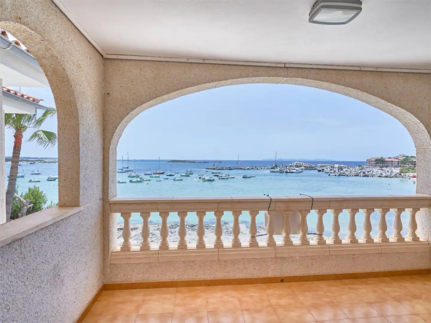 Piso de alquiler en Carrer Es Turó, 2, Colònia Sant Jordi Terraza de Piso de alquiler en Ses Salines con Aire acondicionado