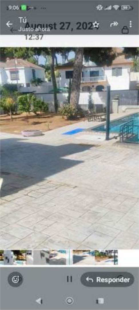 Swimming pool of Single-family semi-detached for sale in Alcalá de Guadaira