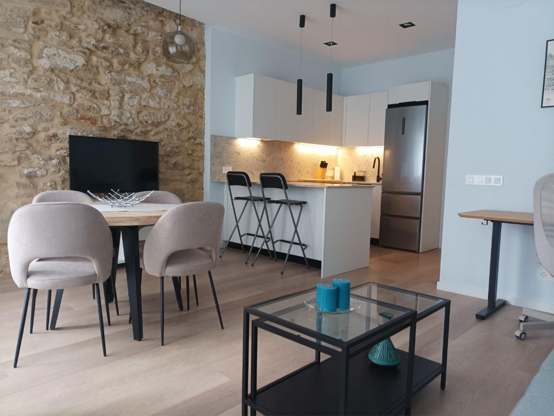 Flat to rent in Rúa San Andrés, 84, Ensanche Kitchen of Flat to rent in A Coruña Capital with Heating and Furnished