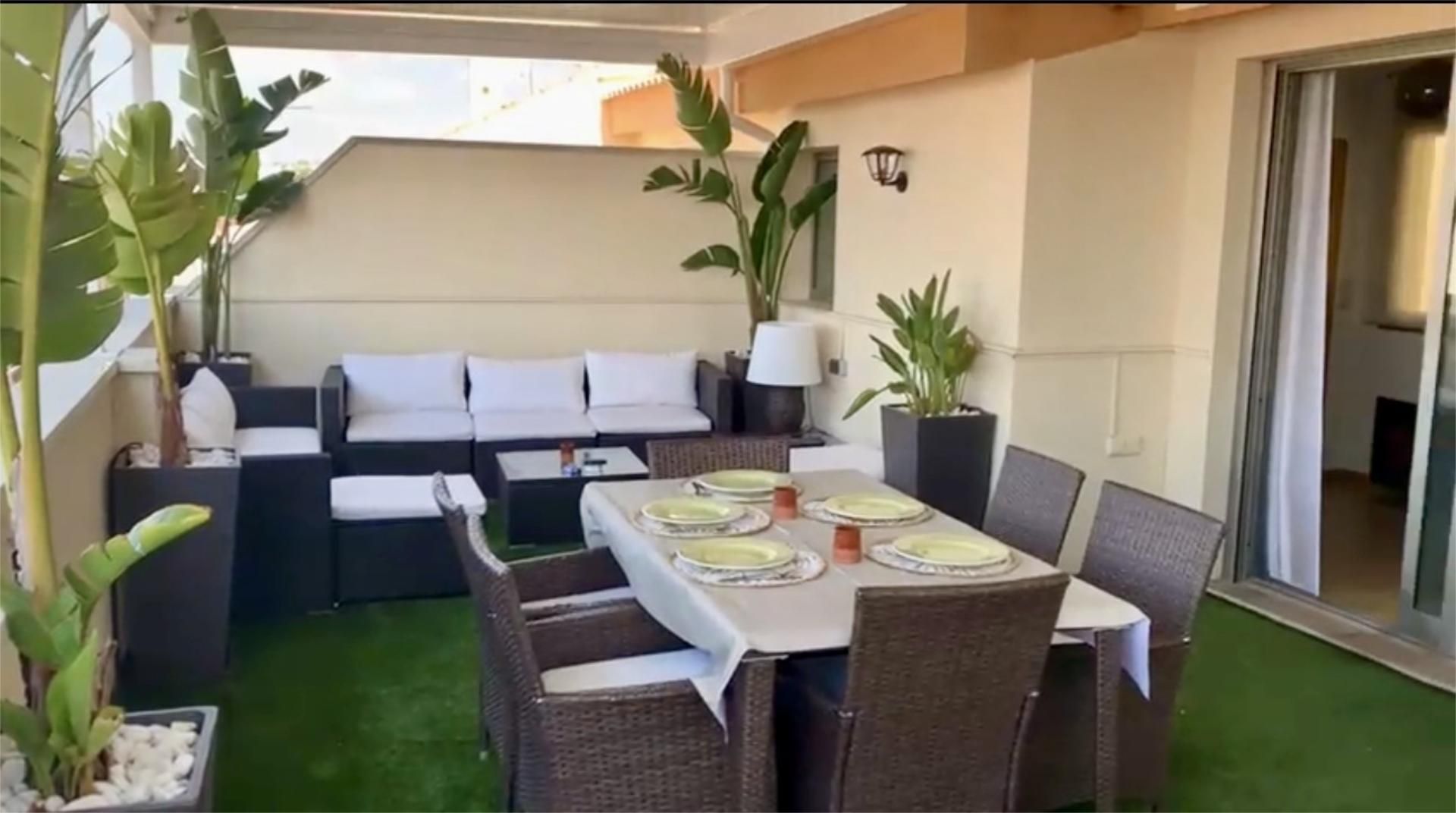 Terraza de Ático en venta en  Murcia Capital con Aire acondicionado, Terraza y Balcón
