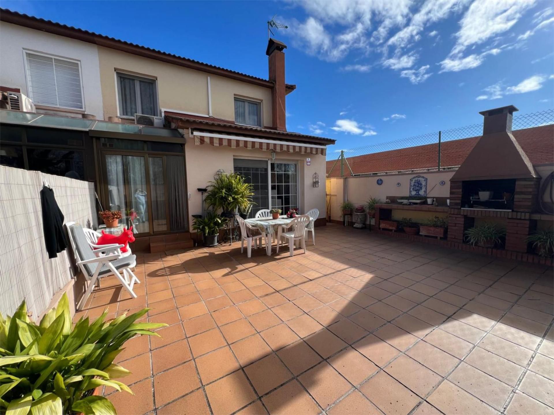 Terrace of Single-family semi-detached for sale in Castellar del Vallès  with Air Conditioner