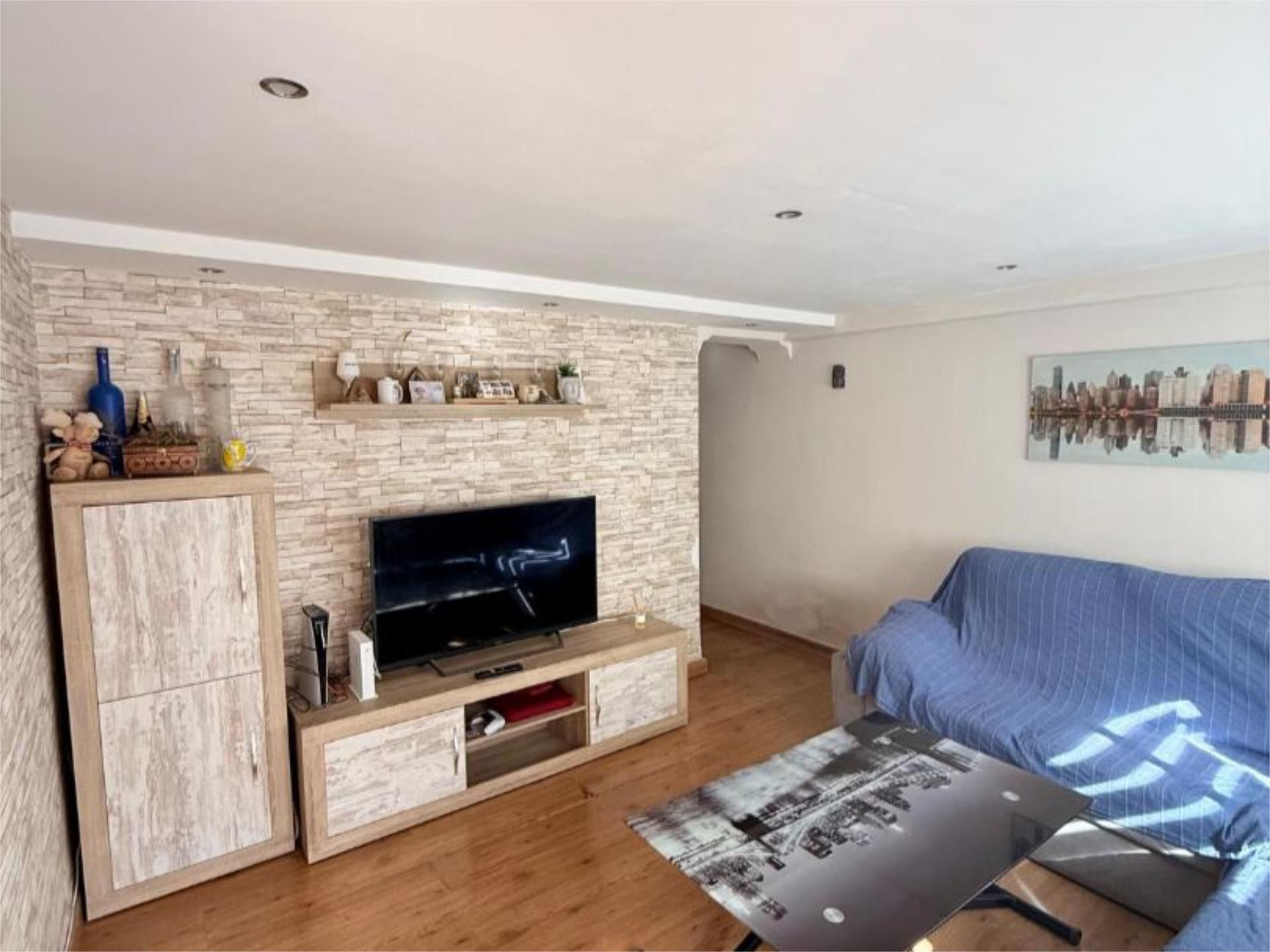 Sala d'estar de Pis en venda en Málaga Capital amb Aire condicionat i Terrassa