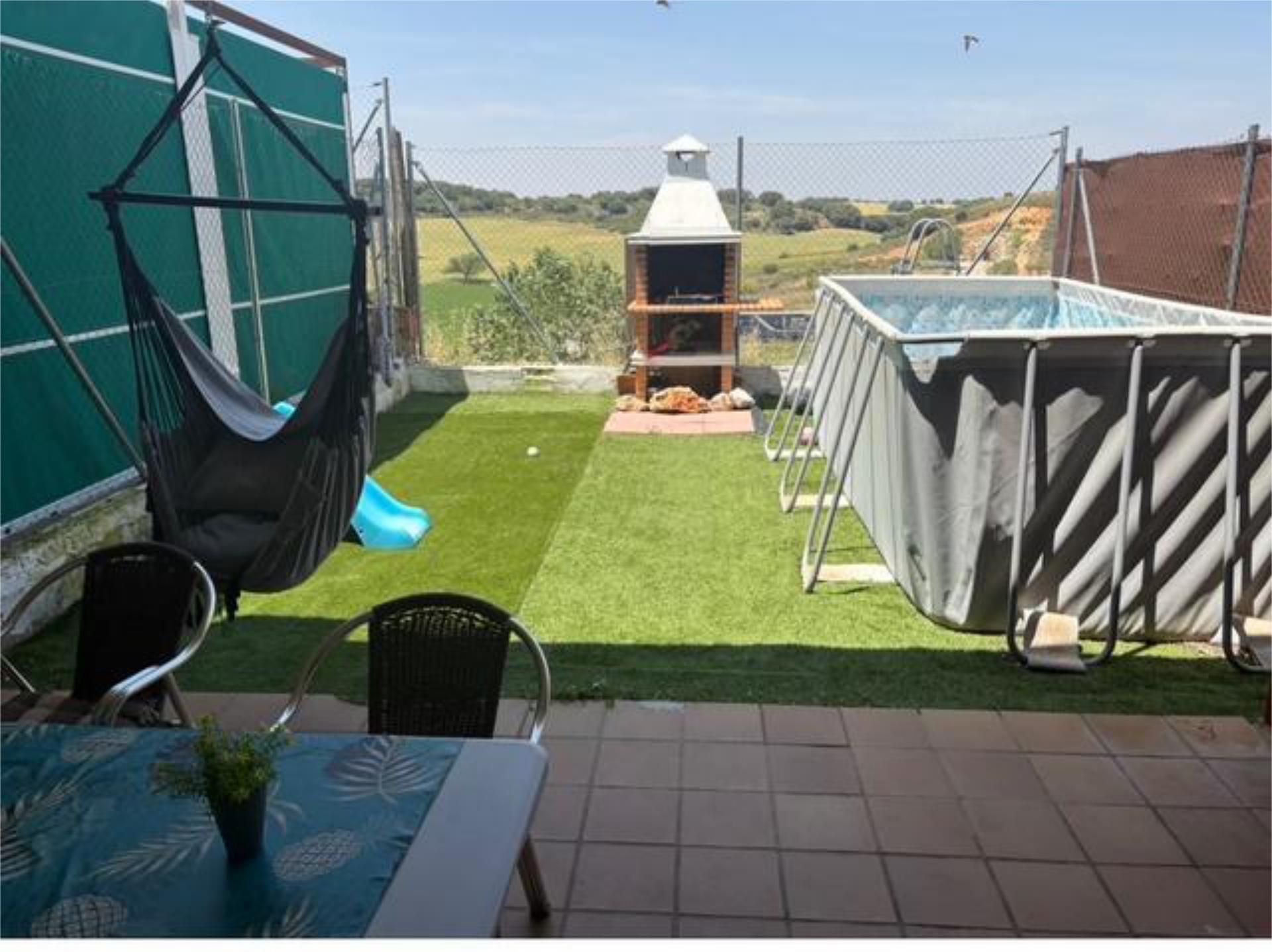 Terraza de Casa adosada en venta en Horche con Calefacción, Jardín privado y Piscina