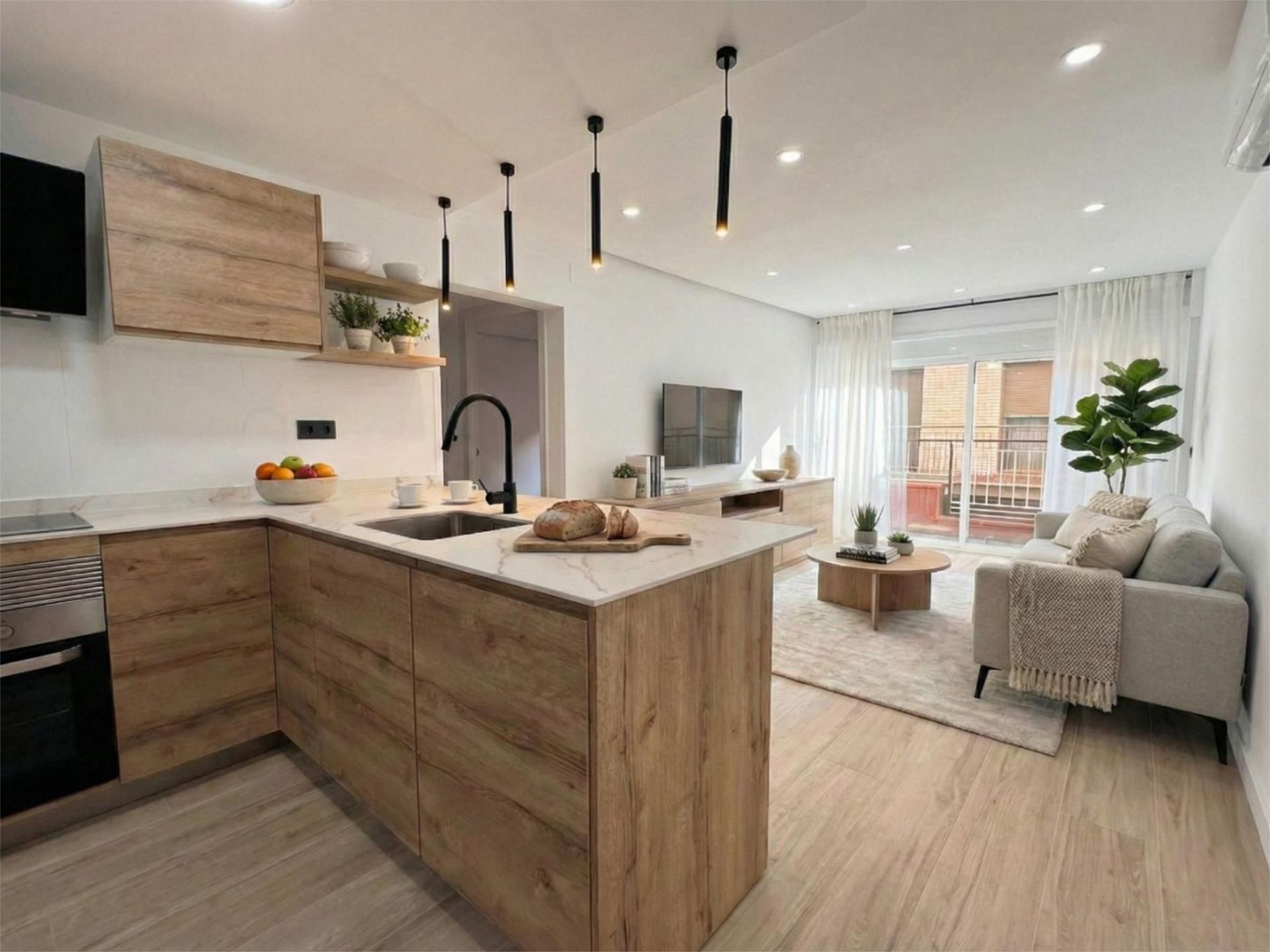 Pis en venda a Carrer Pizarro, 123, Mataró Cuina de Pis en venda en Mataró amb Aire condicionat i Balcó