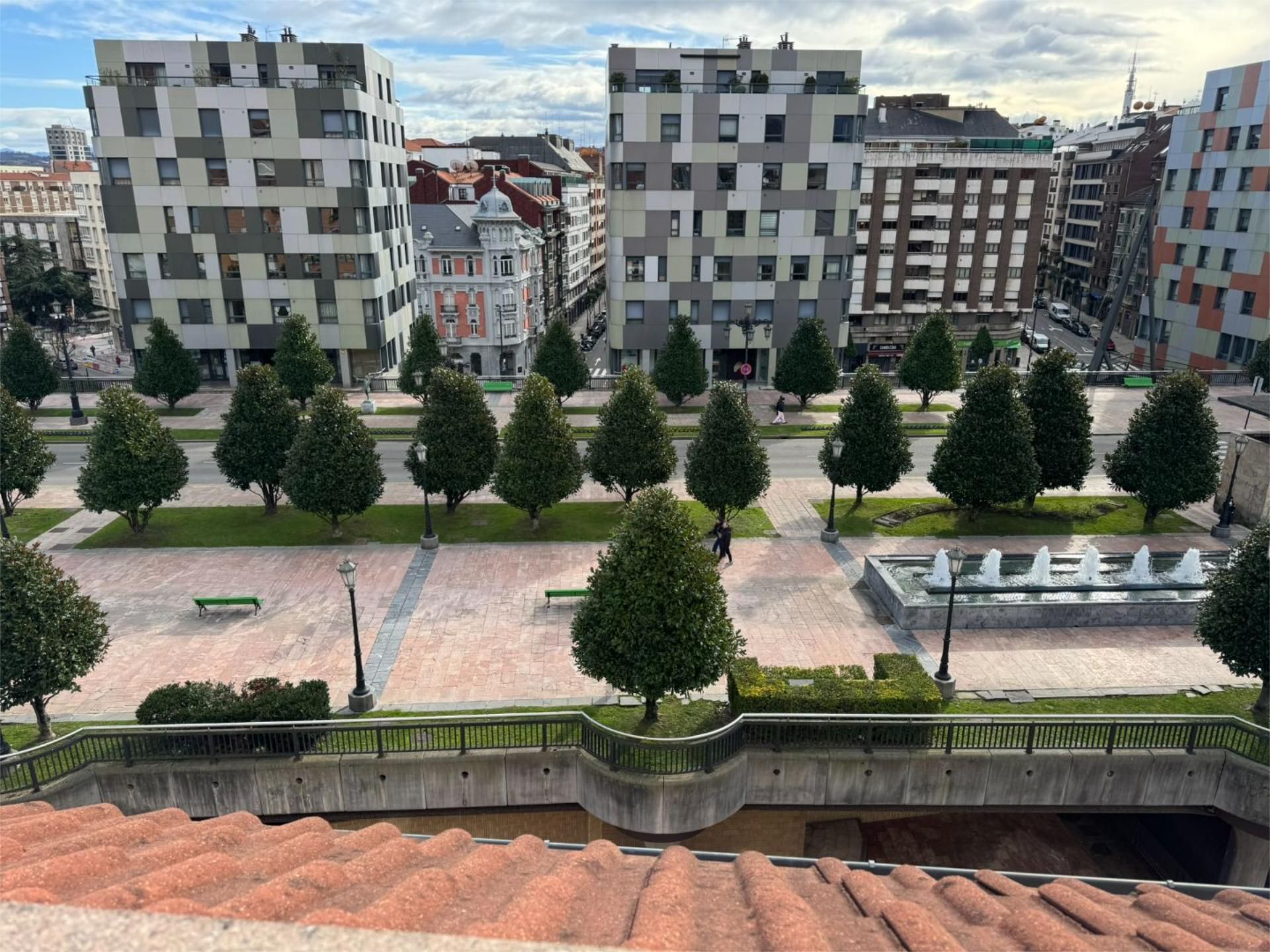 Exterior view of Flat for sale in Oviedo   with Heating, Parquet flooring and Terrace