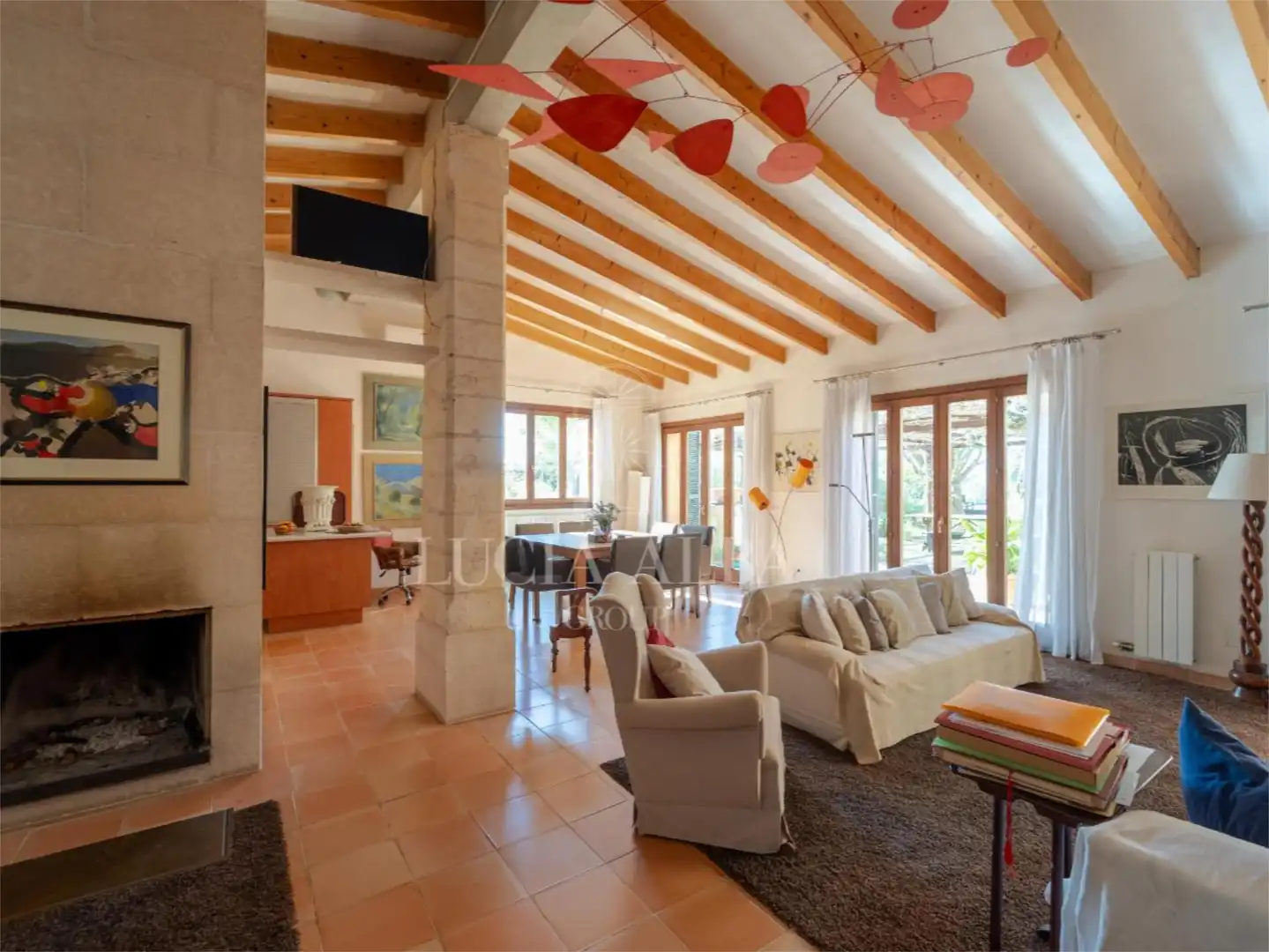 Piso en venta en Diseminado Poligono 8, 17, Sencelles Sala de estar de Piso en venta en Sencelles con Calefacción, Jardín privado y Terraza