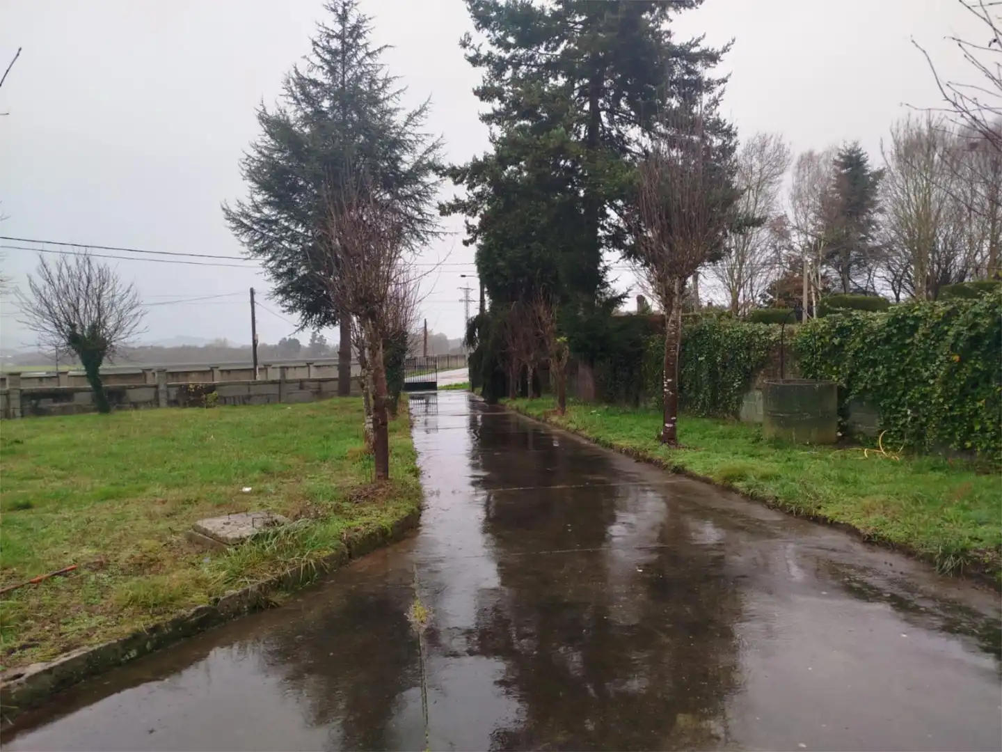 Vista exterior de Piso en venta en Lugo con Calefacción, Jardín privado y Parquet