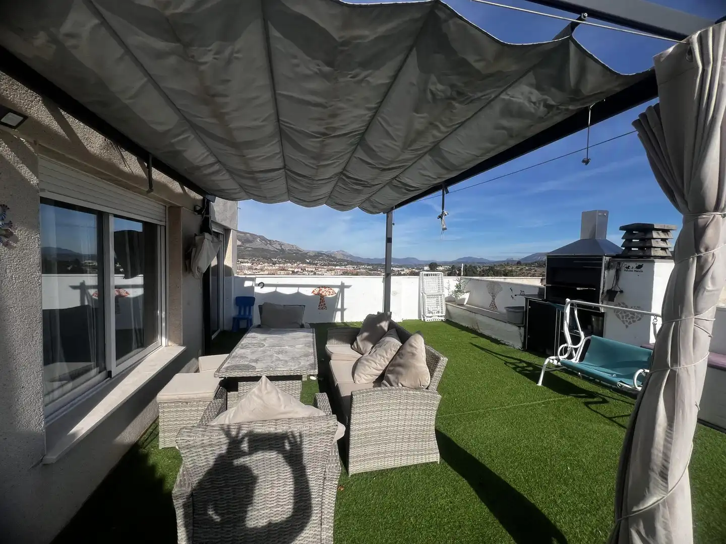 Flat for sale in Carrer Alt, 4, Centre - Zona Alta Terrace of Flat for sale in Alcoy / Alcoi with Air Conditioner, Heating and Private garden