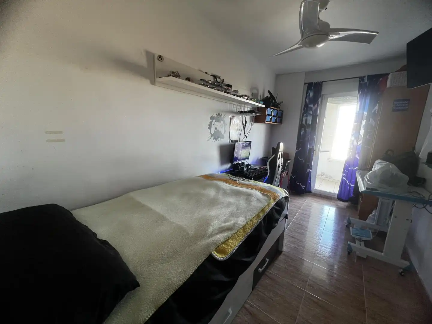 Flat for sale in Carrer Alt, 4, Centre - Zona Alta Bedroom of Flat for sale in Alcoy / Alcoi with Air Conditioner, Heating and Private garden