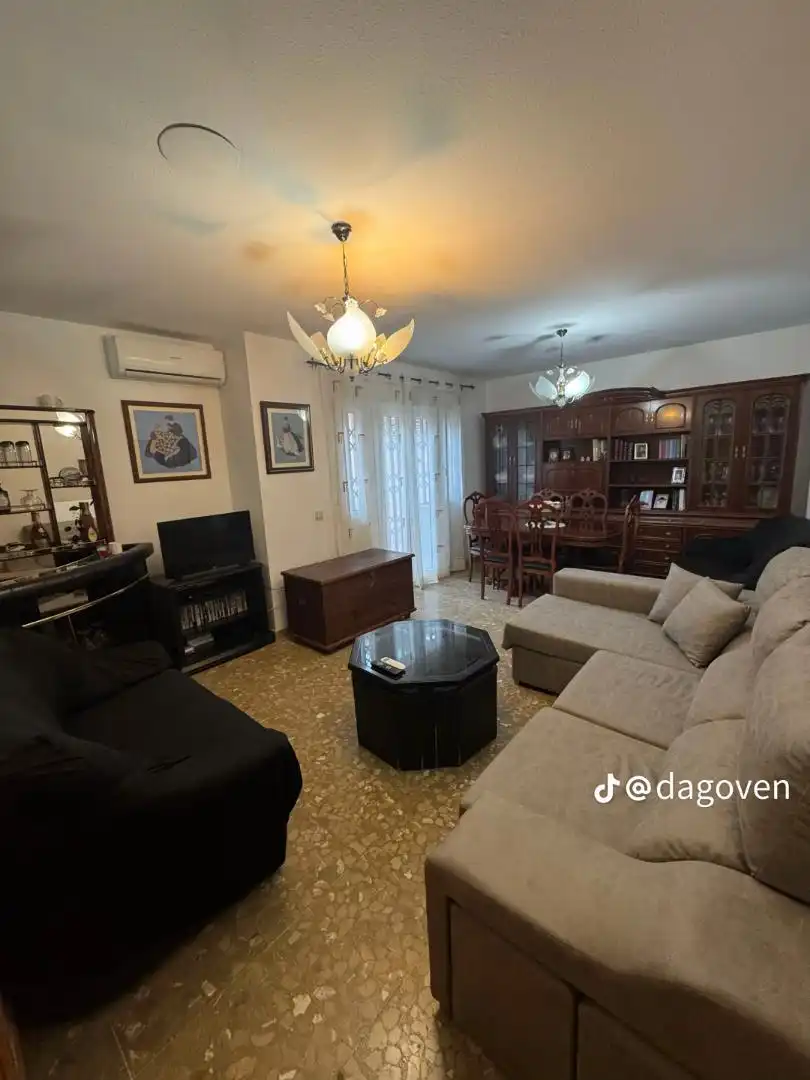 Ático en venta en Calle Manuel Machado, 41, Roquetas Pueblo Sala de estar de Ático en venta en Roquetas de Mar con Aire acondicionado, Terraza y Trastero