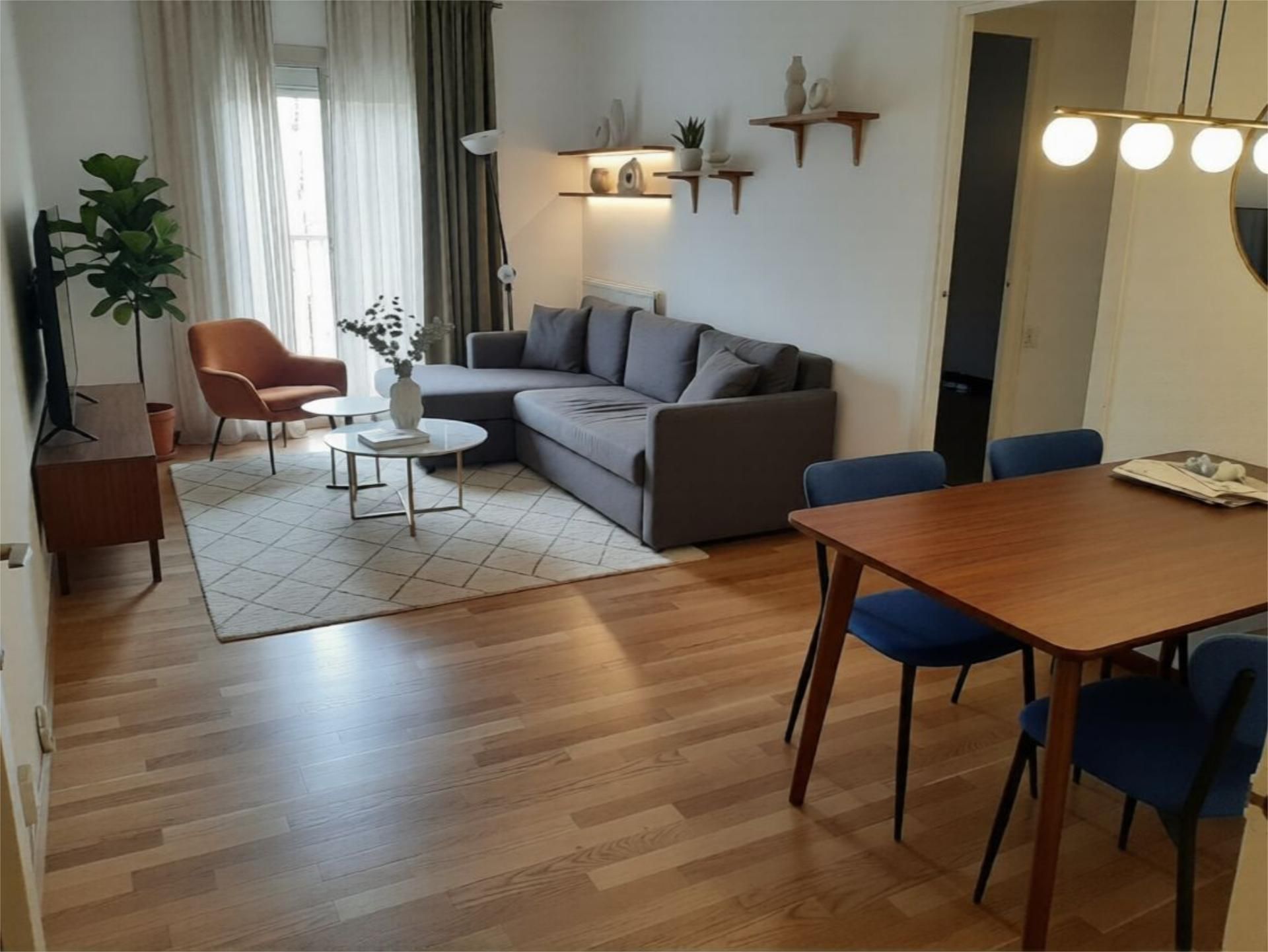Living room of Flat for sale in  Barcelona Capital  with Terrace and Balcony