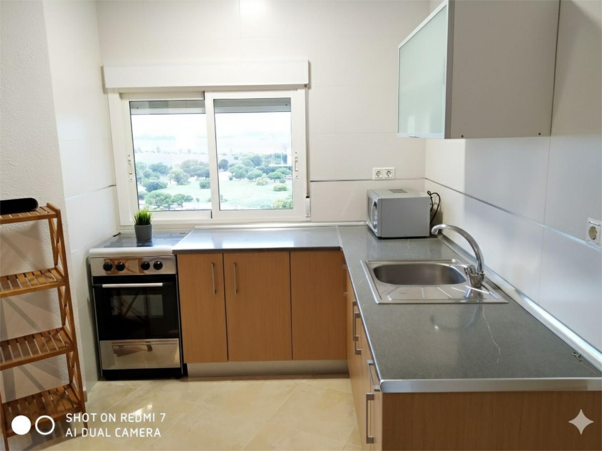 Cocina de Piso en venta en Cartagena con Piscina, Amueblado y Parking comunitario