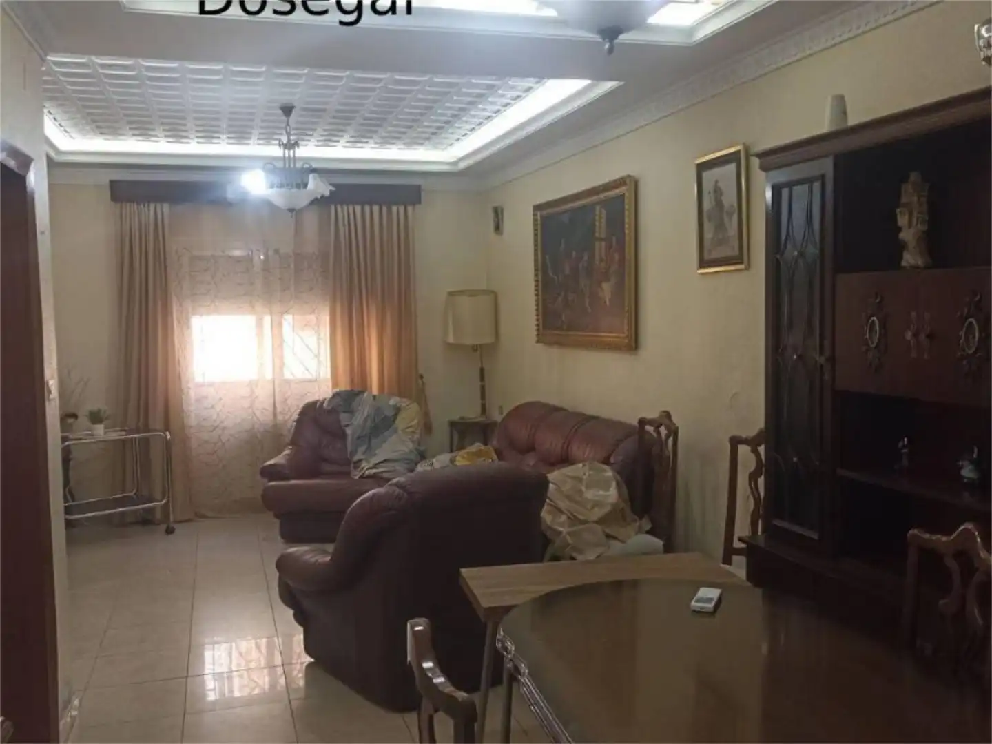 Casa adosada en venta en Calle Carlos Garzarán, 24, Pedro Muñoz Sala de estar de Casa adosada en venta en Pedro Muñoz con Aire acondicionado, Calefacción y Jardín privado