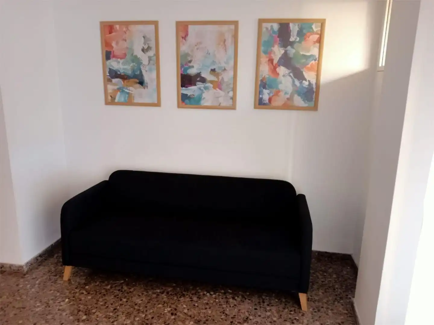 Sala de estar de Piso de alquiler en Aldaia con Aire acondicionado, Calefacción y Jardín privado