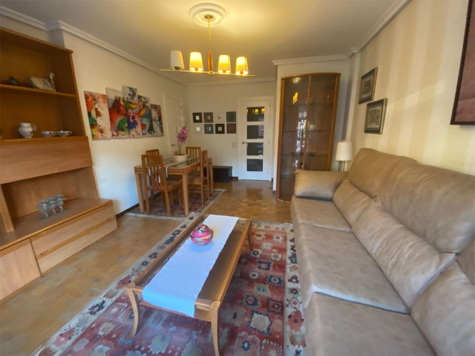 Living room of Duplex to rent in Oviedo   with Heating, Storage room and Furnished