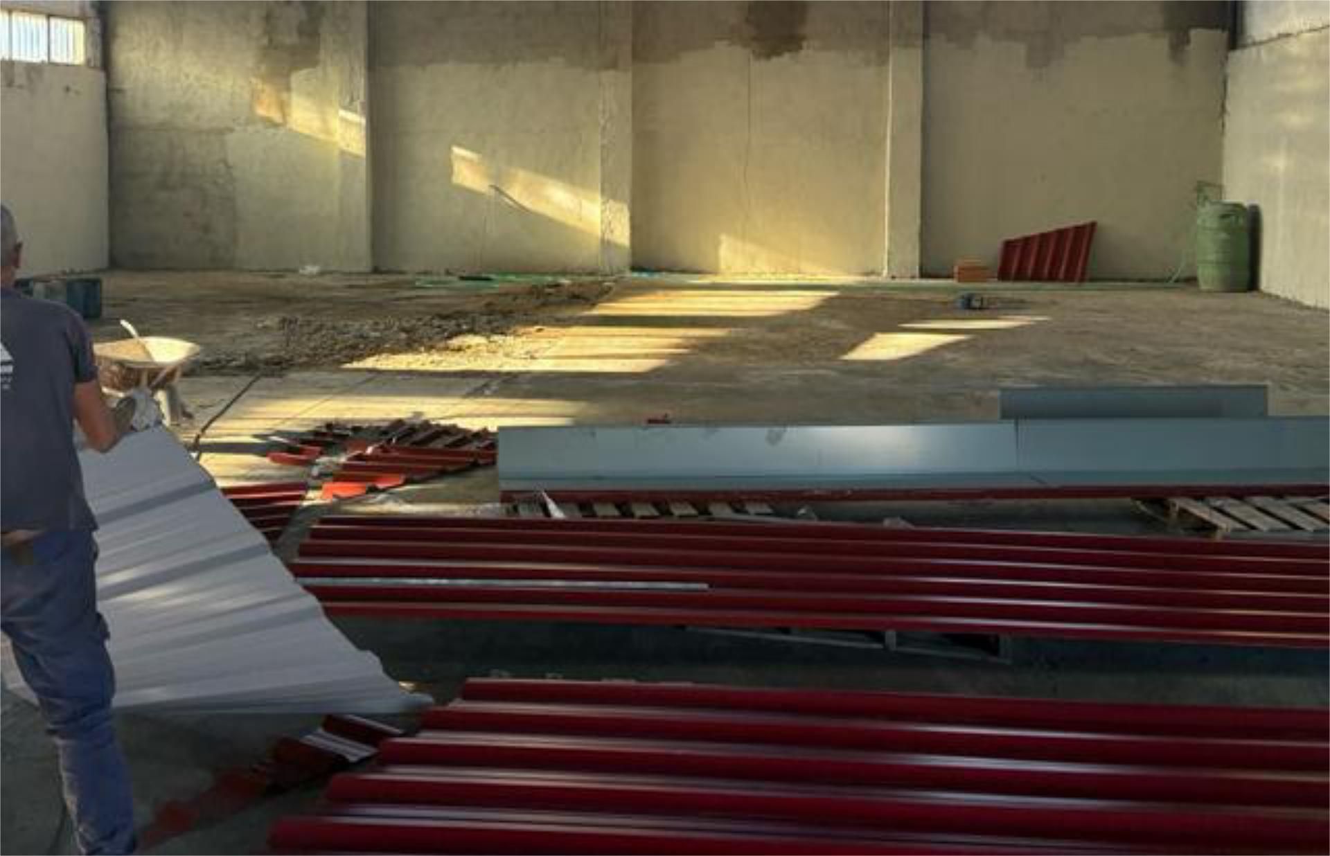 Vista exterior de Nau industrial de lloguer en Mérida