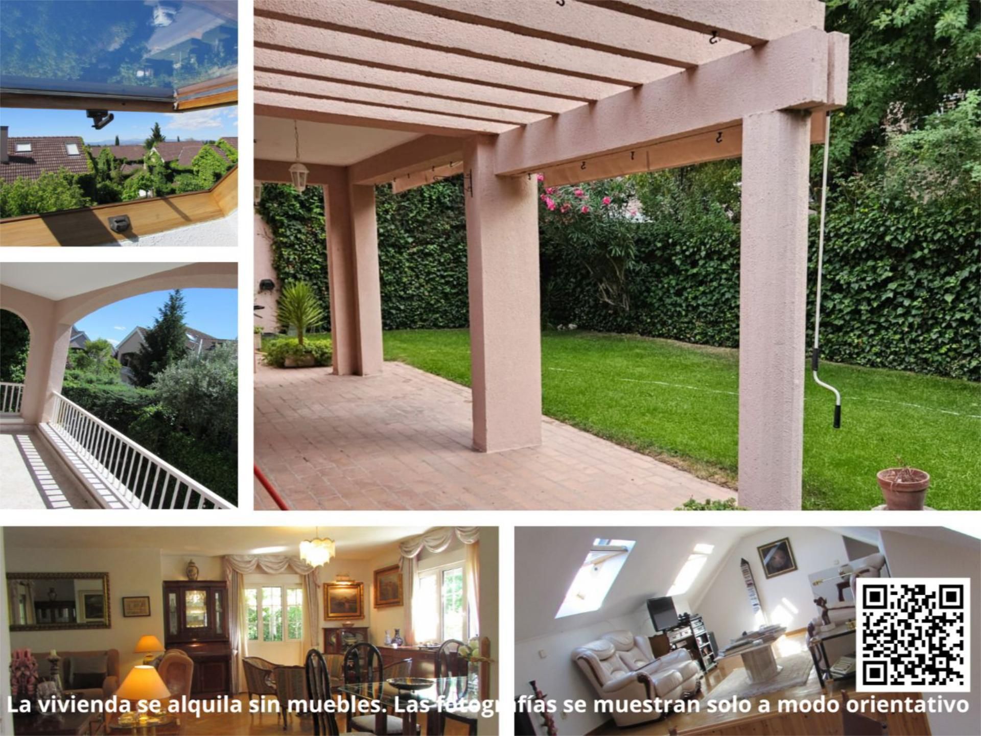 Garden of House or chalet to rent in Villanueva de la Cañada  with Heating, Private garden and Parquet flooring