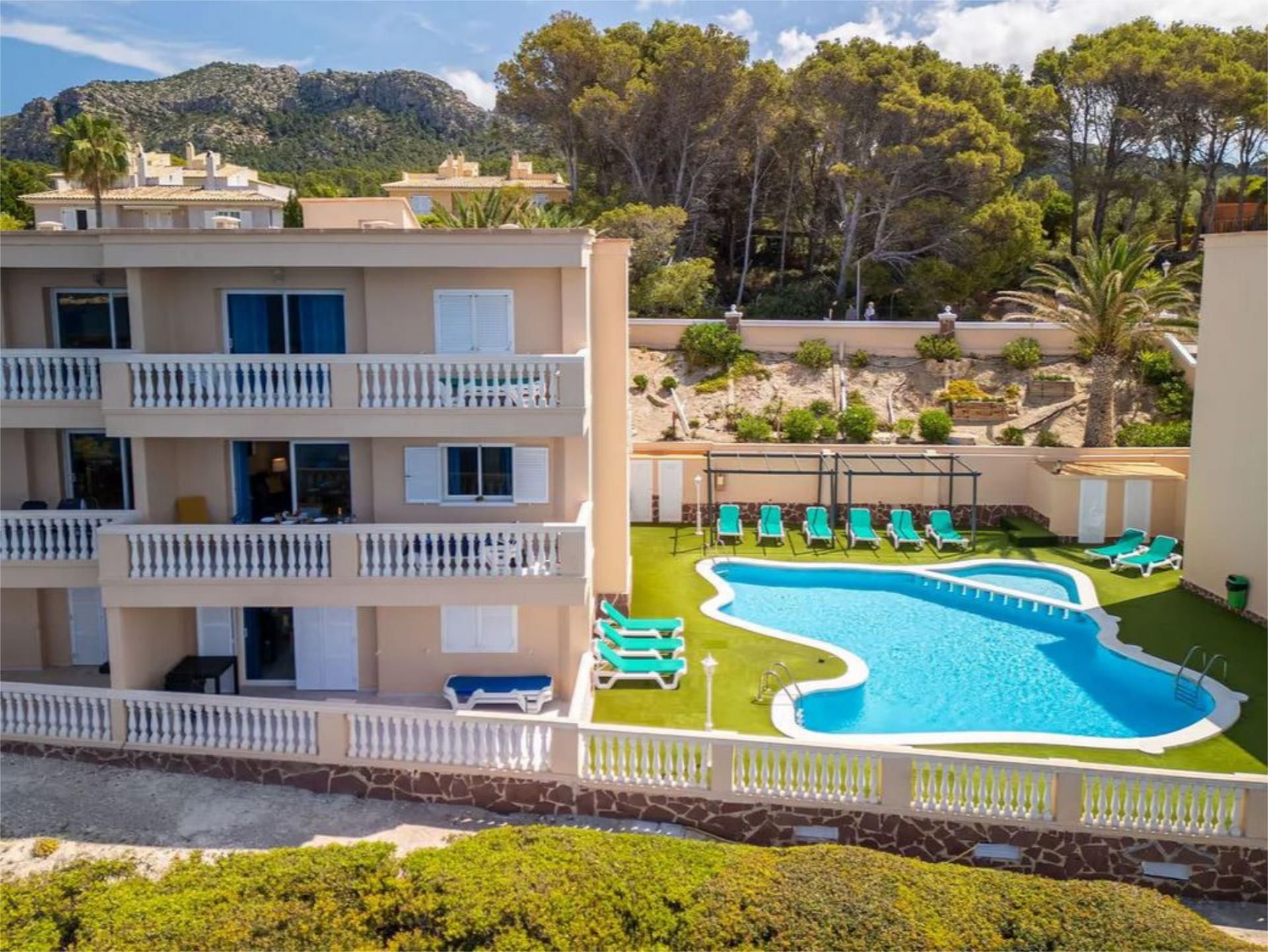 Jardín de Apartamento de alquiler en Andratx con Aire acondicionado, Calefacción y Parquet