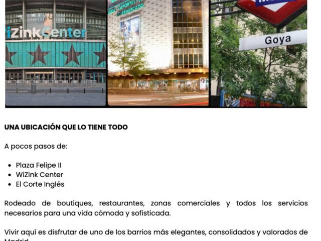 Piso en Venta en Calle de Goya, 3 en Recoletos