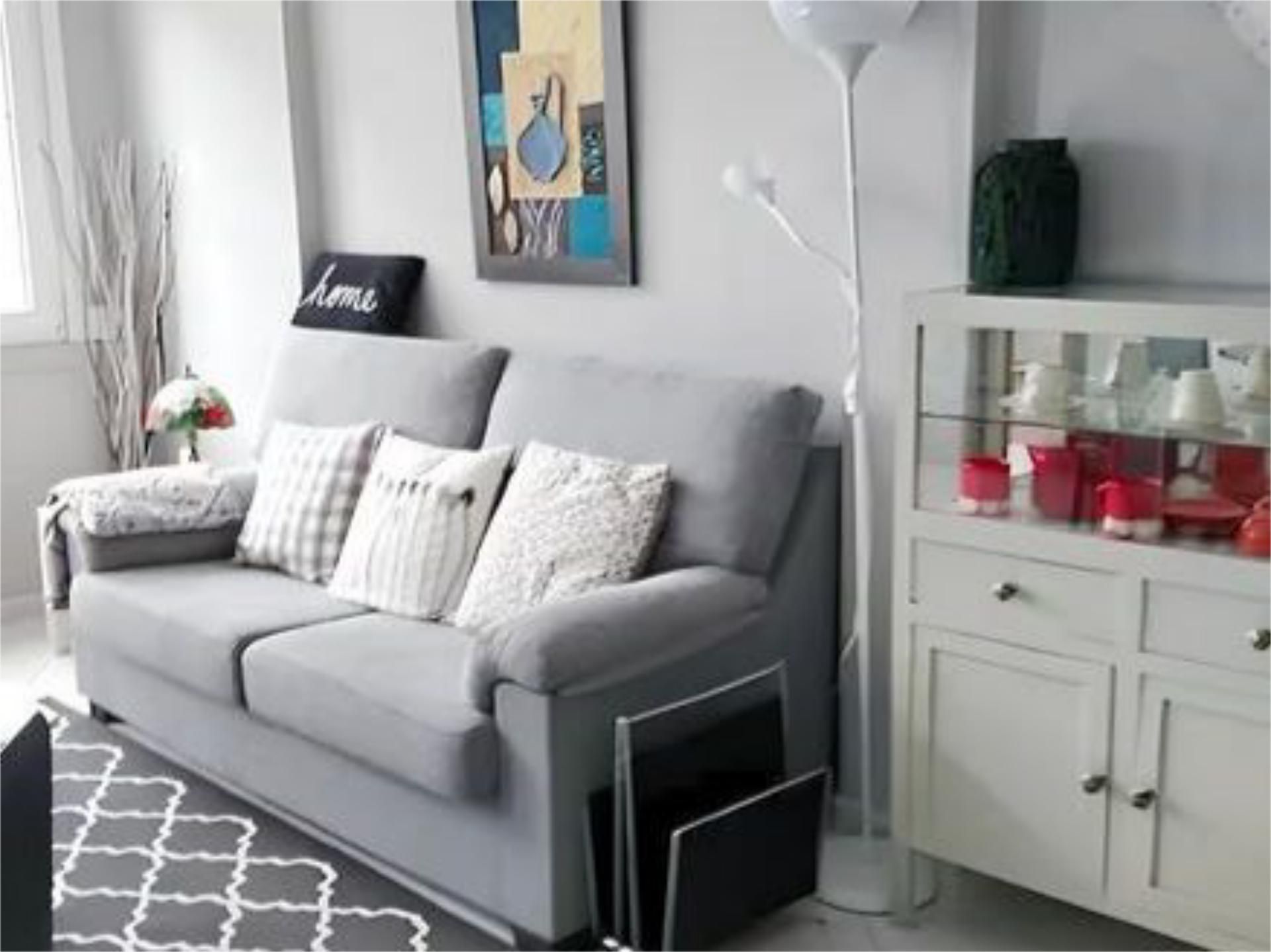 Living room of Flat to rent in A Coruña Capital   with Air Conditioner, Heating and Parquet flooring