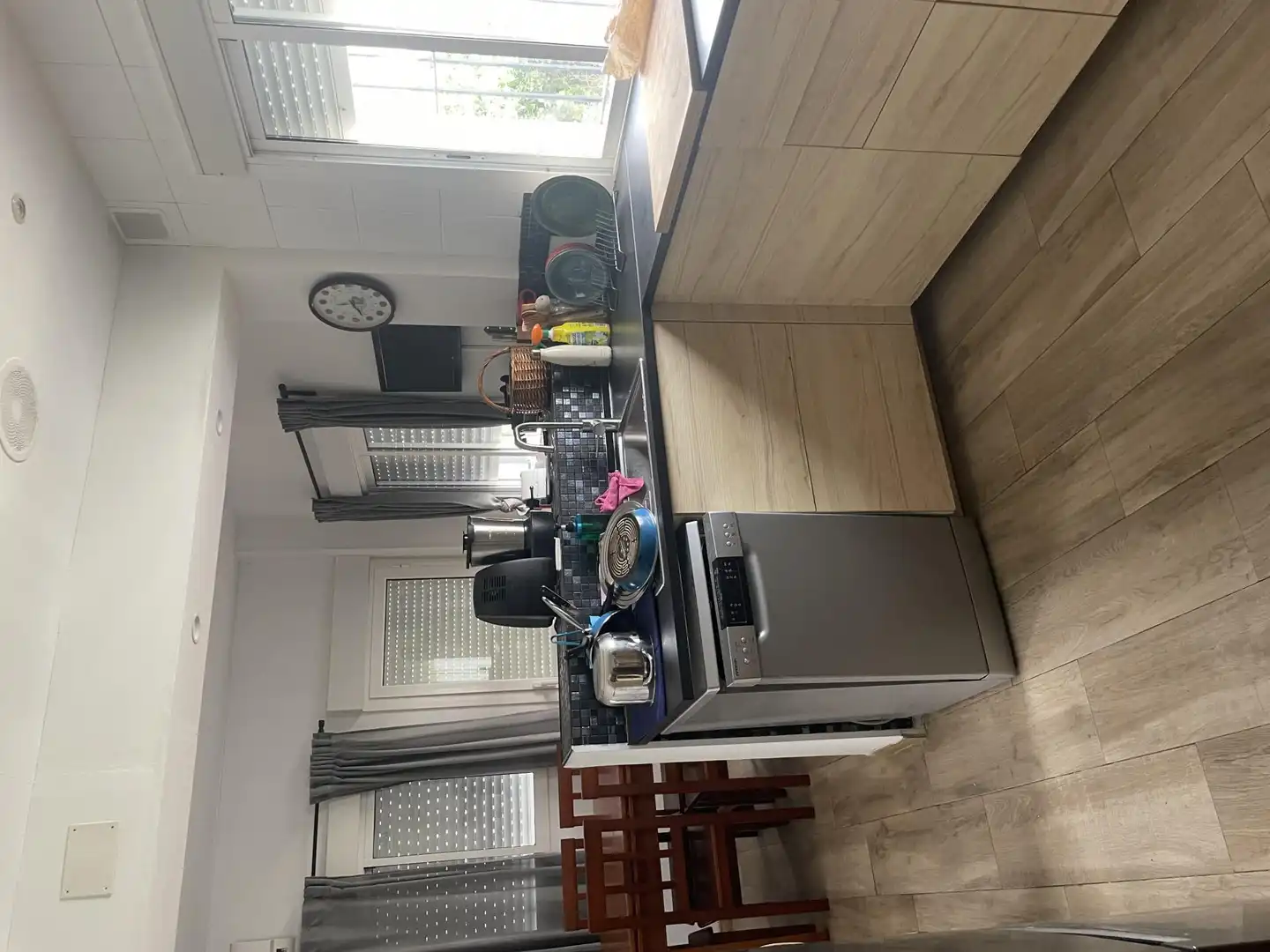 Cocina de Casa adosada en venta en Gines con Aire acondicionado, Calefacción y Jardín privado