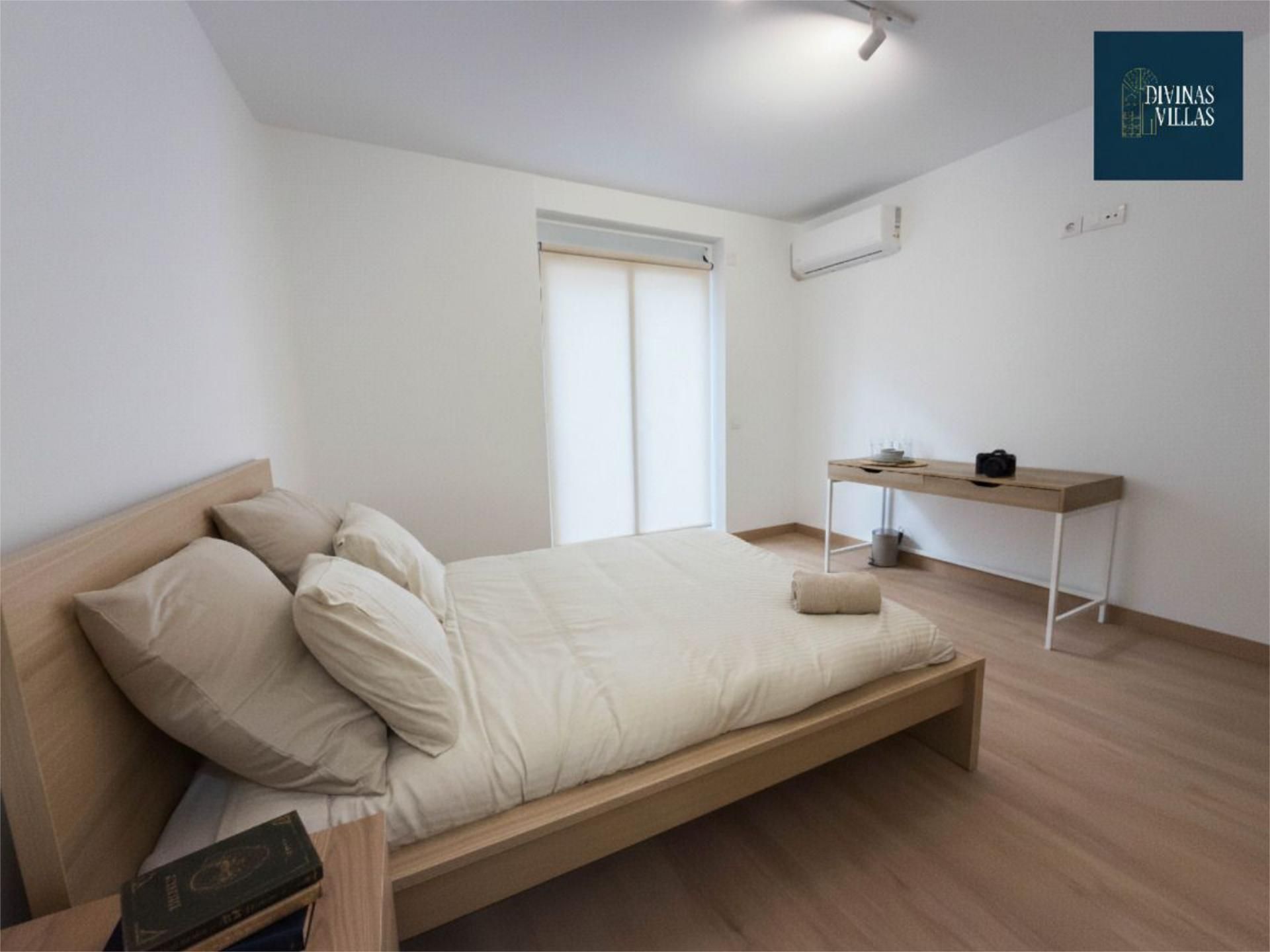Bedroom of Flat to share in  Murcia Capital  with Air Conditioner, Heating and Parquet flooring
