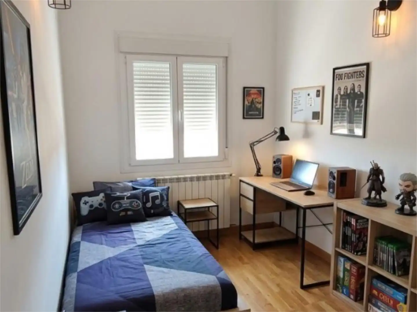 Bedroom of Flat for sale in Renedo de Esgueva  with Heating, Private garden and Parquet flooring