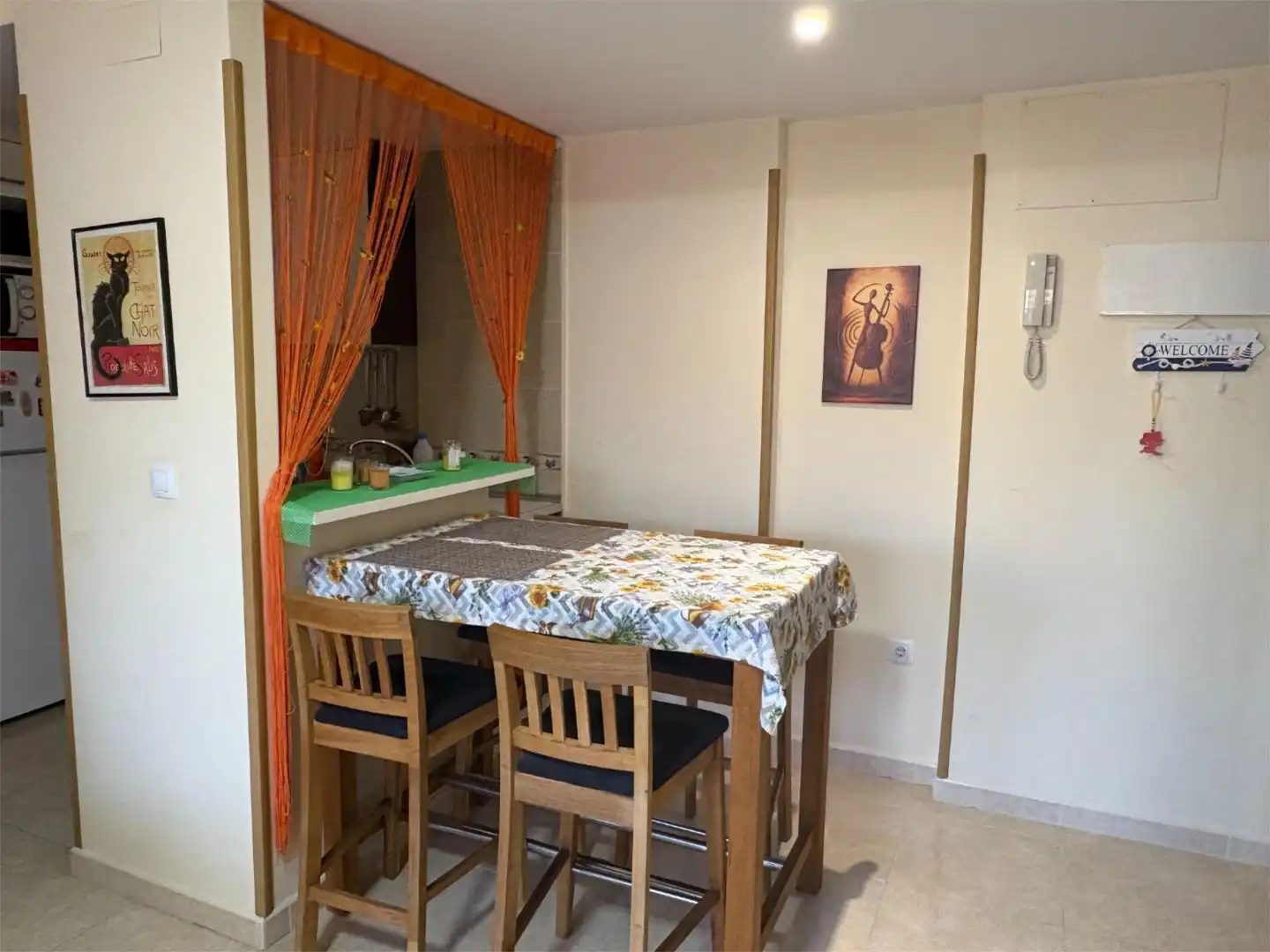Wohnung zum Verkauf in Carrer Llevant, 4, Bellreguard Esszimmer von Wohnung zum Verkauf in Bellreguard mit Klimaanlage, Heizung und Privatgarten