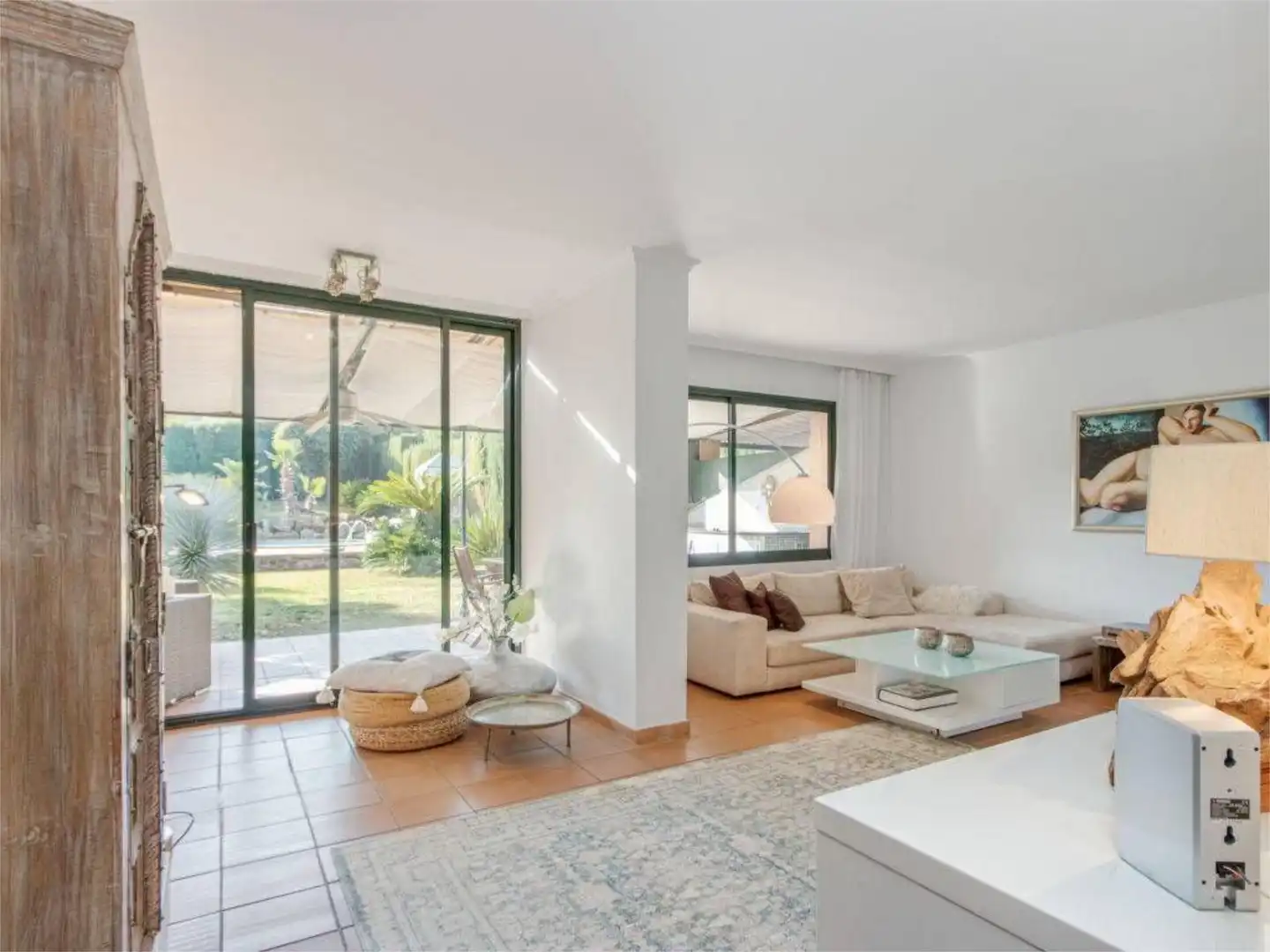 Casa o chalet de alquiler en Plaça de les Acàcies, 23, Navata Sala de estar de Casa o chalet de alquiler en Navata con Aire acondicionado, Calefacción y Jardín privado